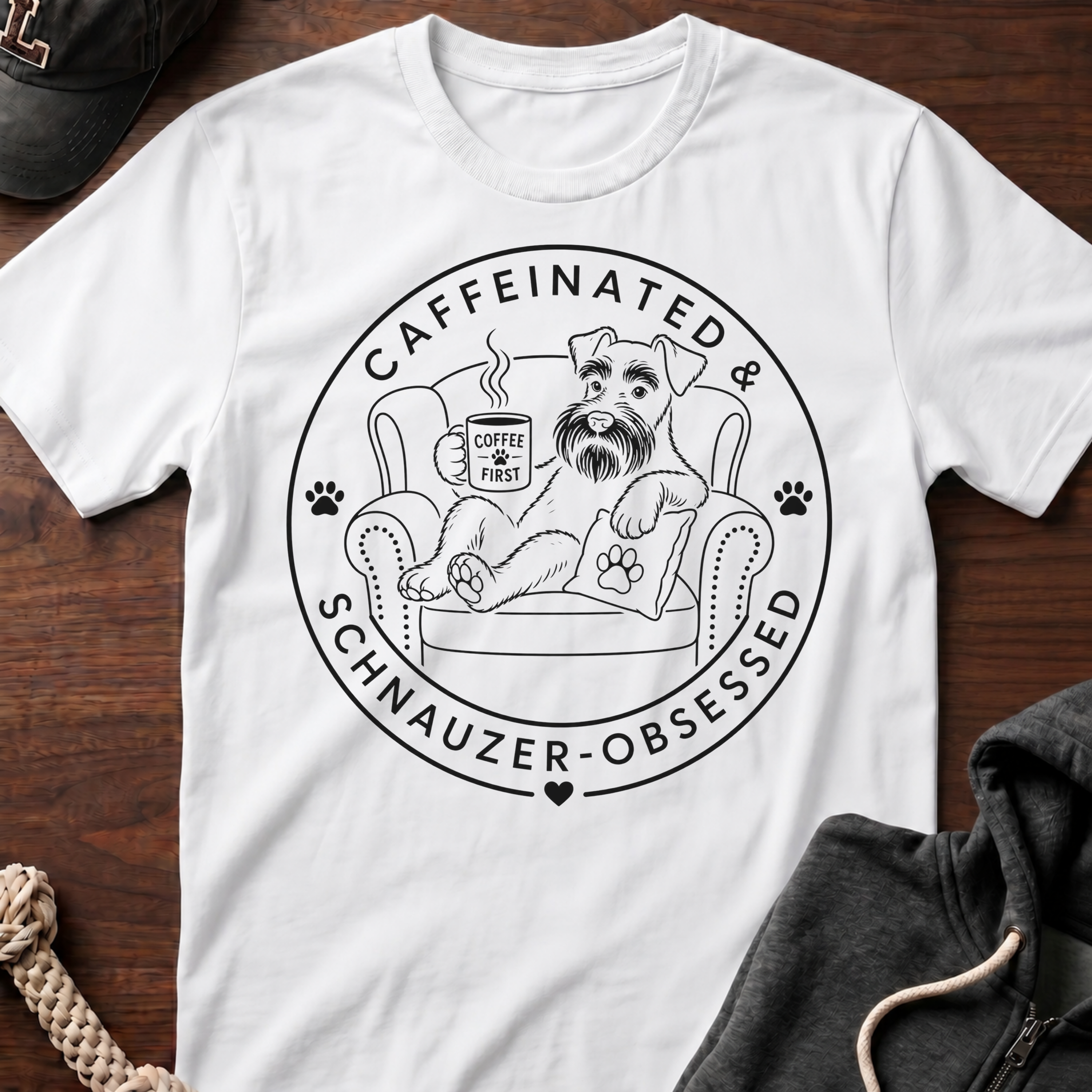 Caffeinated_Line T-Shirt
