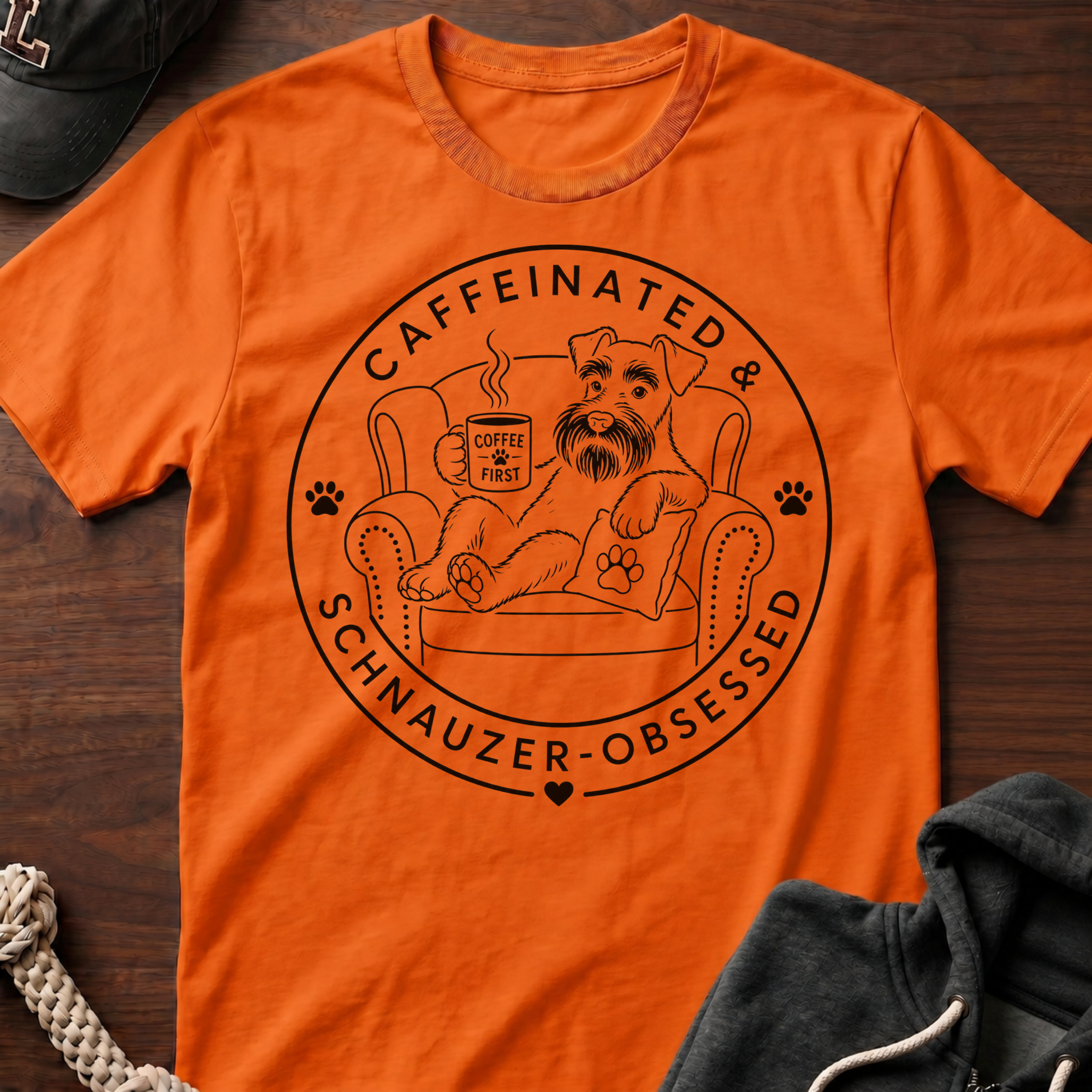 Caffeinated_Line T-Shirt