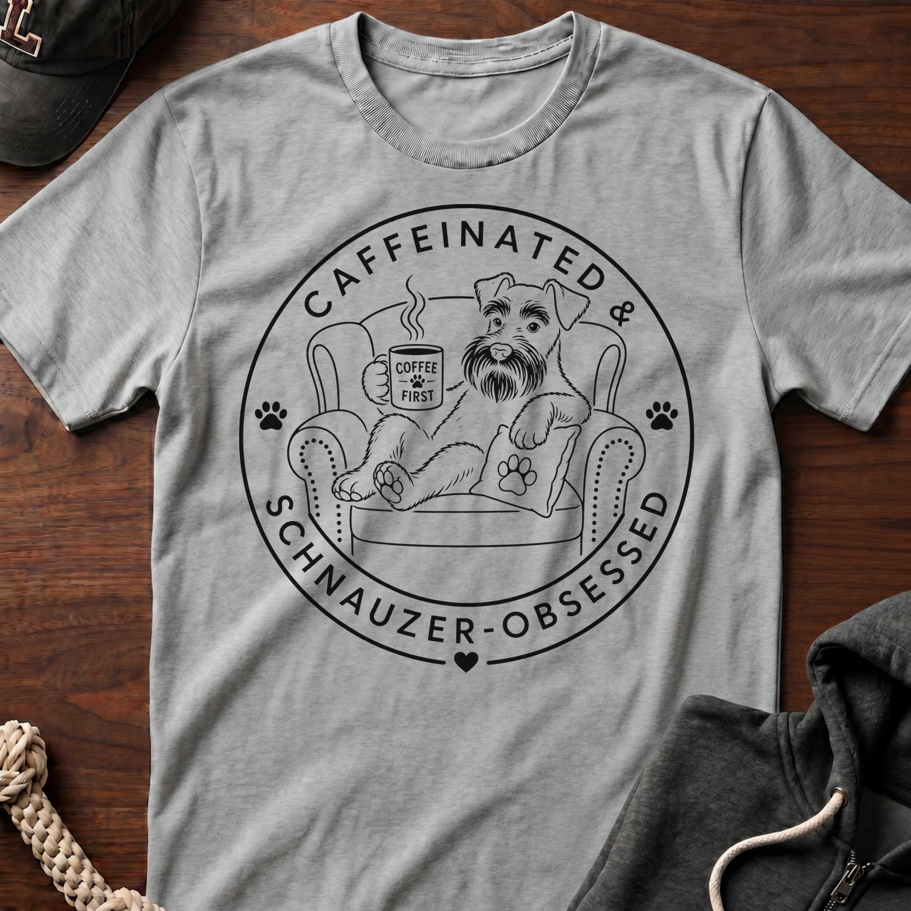 Caffeinated_Line T-Shirt