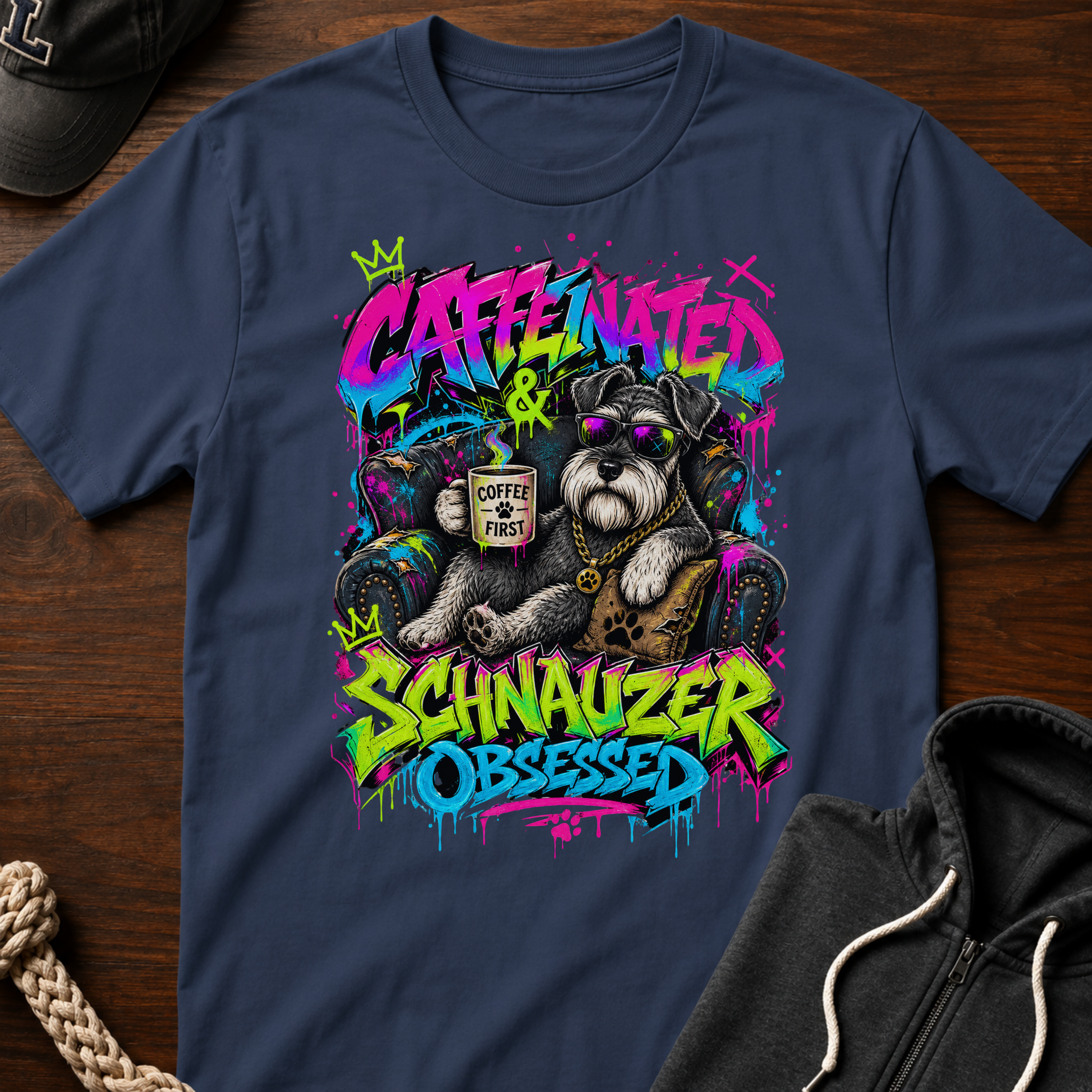 Caffeinated Tagged T-Shirt