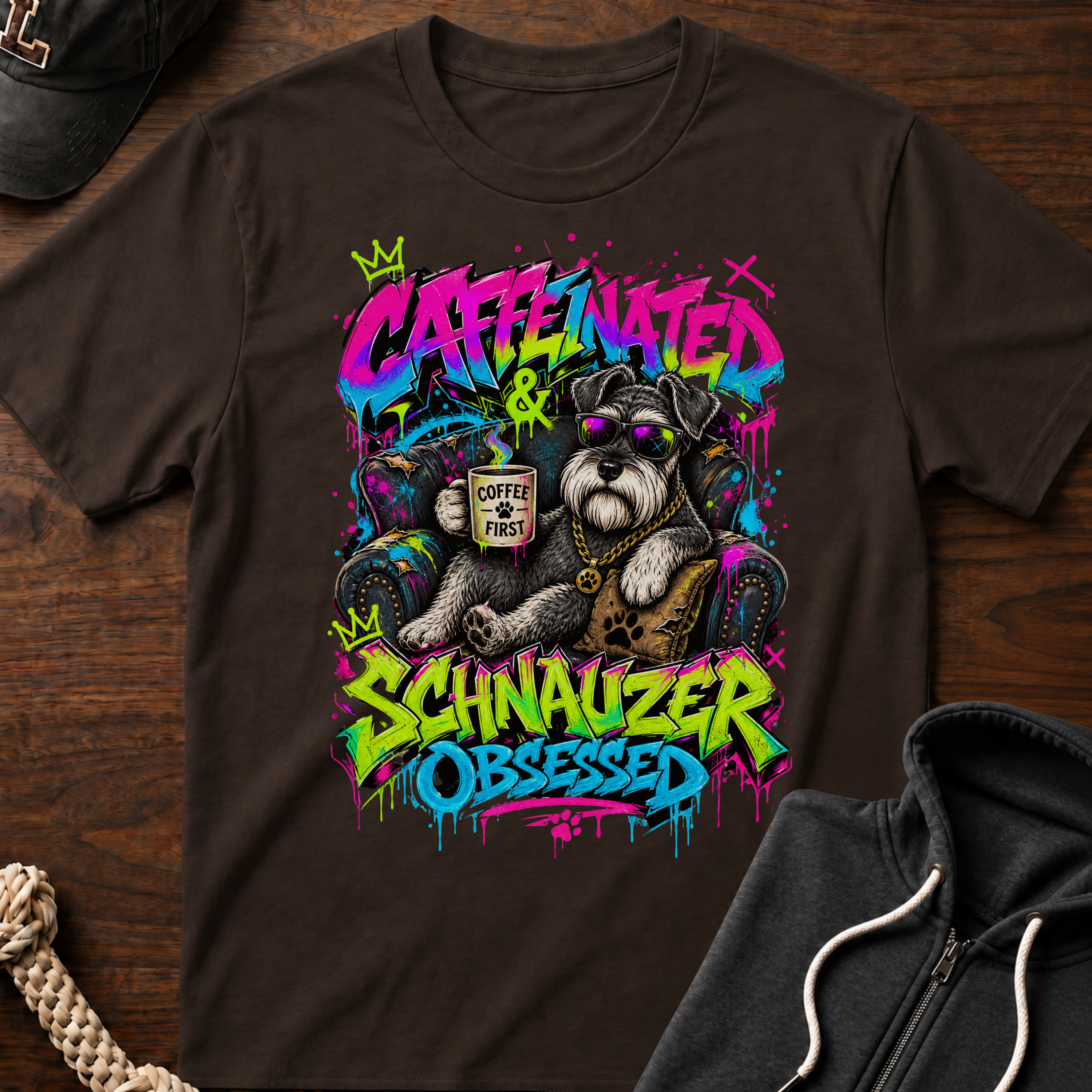 Caffeinated Tagged T-Shirt
