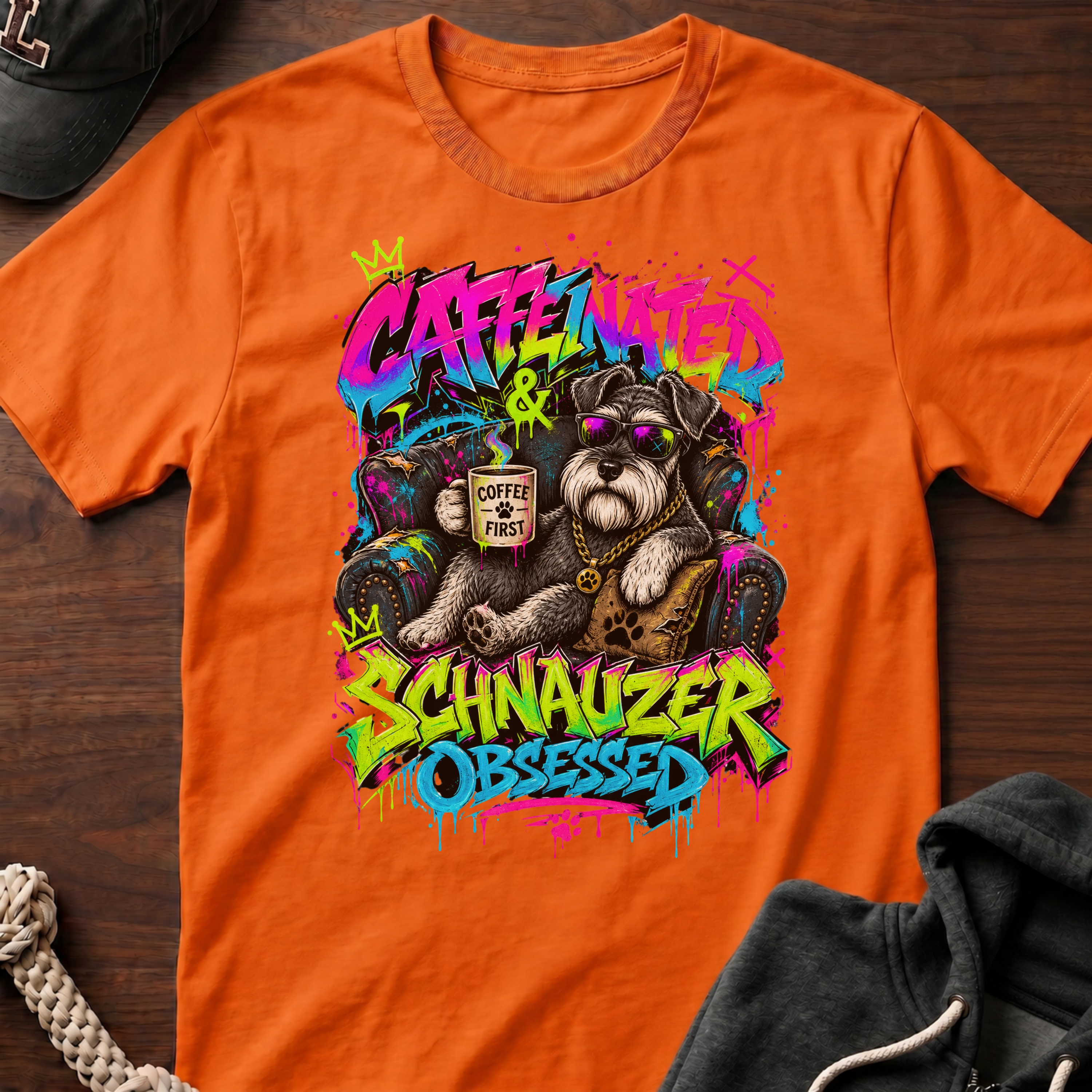 Caffeinated Tagged T-Shirt