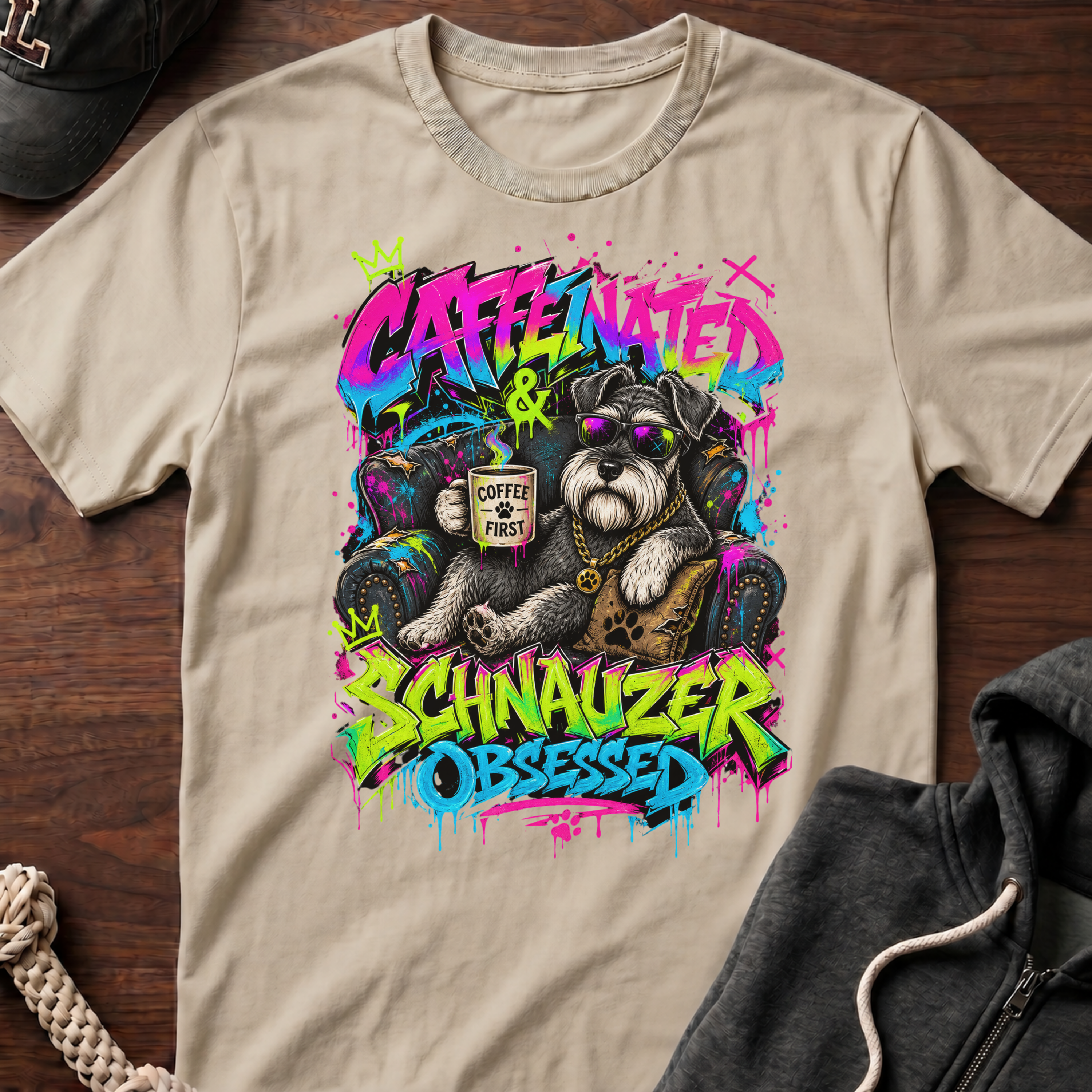 Caffeinated Tagged T-Shirt