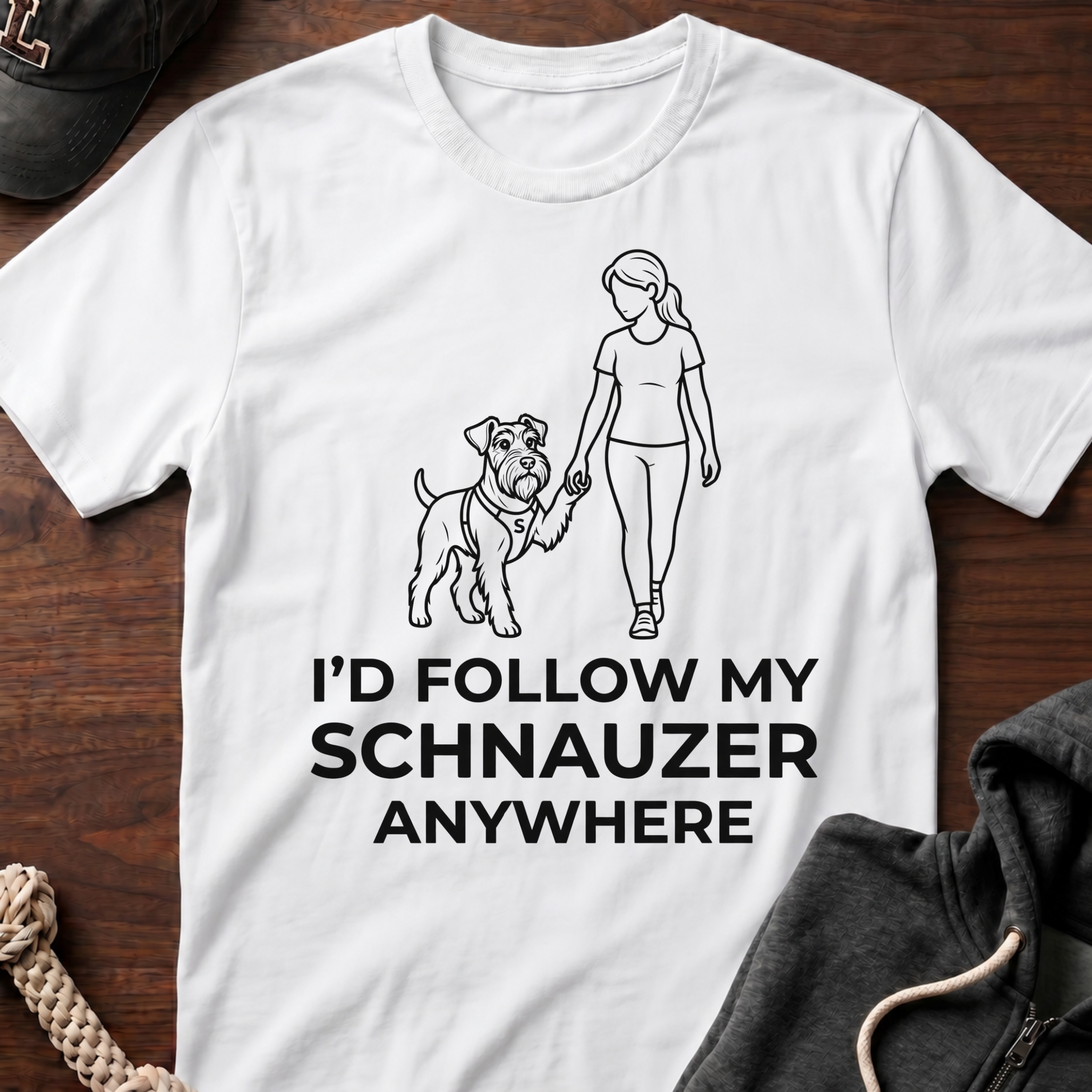 I'd Follow My Schnauzer Anywhere T-Shirt