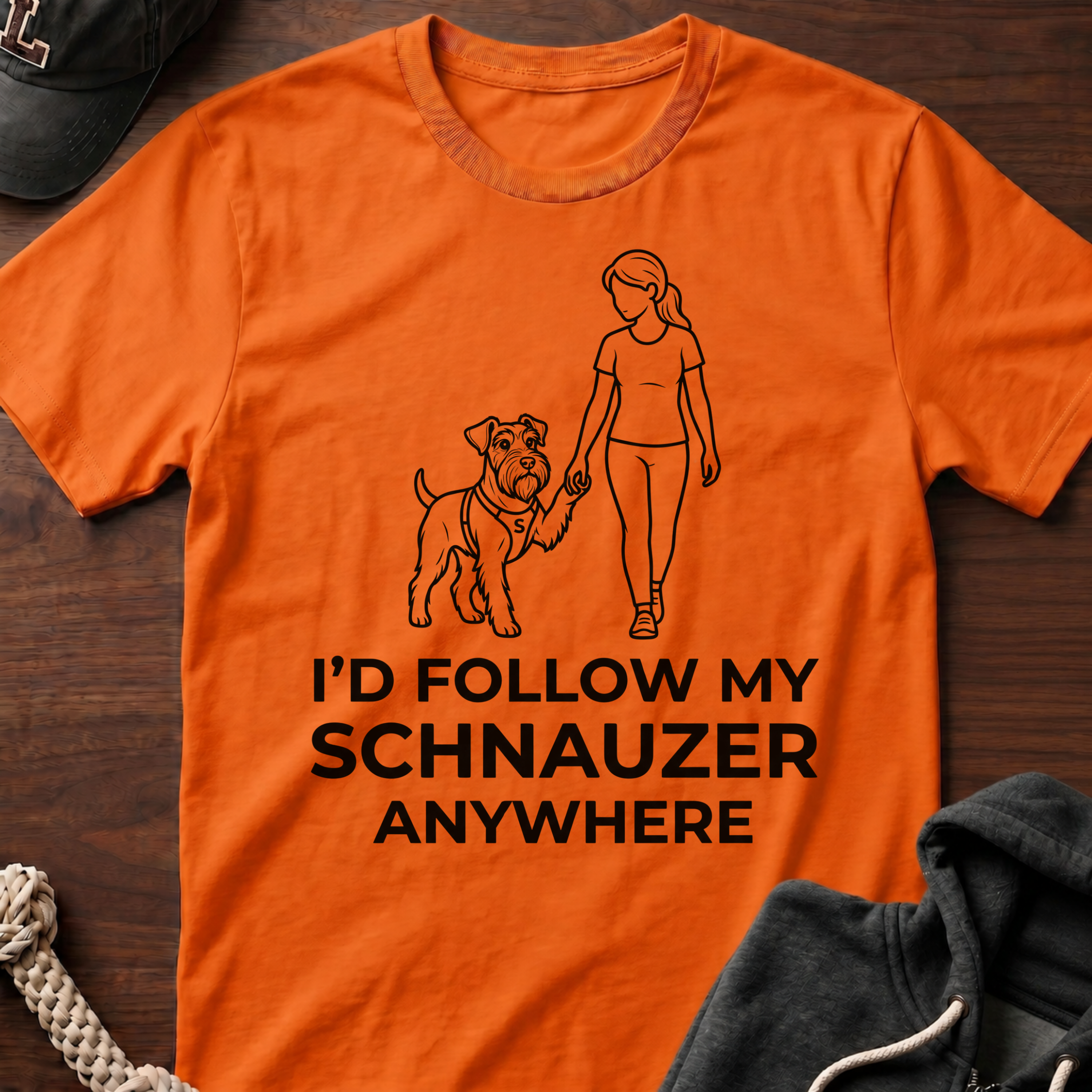 I'd Follow My Schnauzer Anywhere T-Shirt