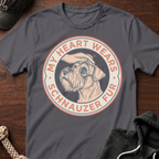 My Heart Wears Schnauzer Fur T-Shirt