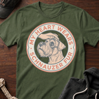 My Heart Wears Schnauzer Fur T-Shirt