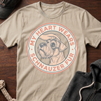 My Heart Wears Schnauzer Fur T-Shirt