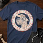 My Heart Wears Schnauzer Fur T-Shirt