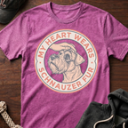 My Heart Wears Schnauzer Fur T-Shirt