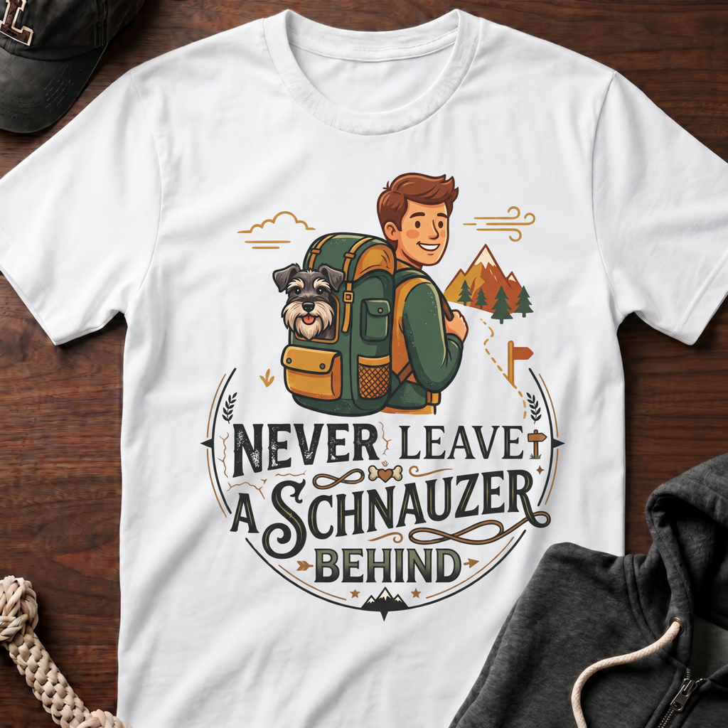 Never Leave A Schnauzer Behind T-Shirt
