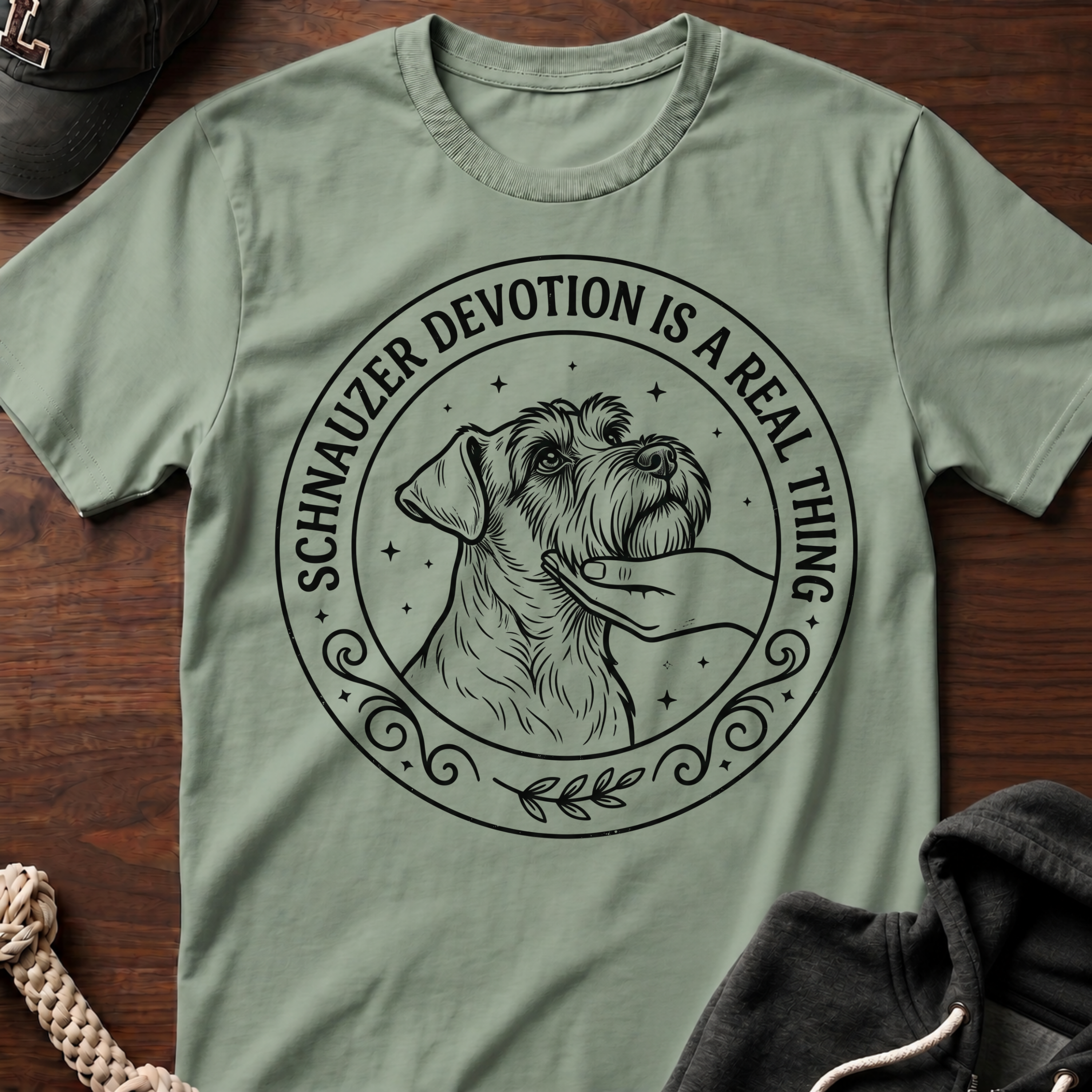 Schnauzer Devotion Is A Real Thing T-Shirt