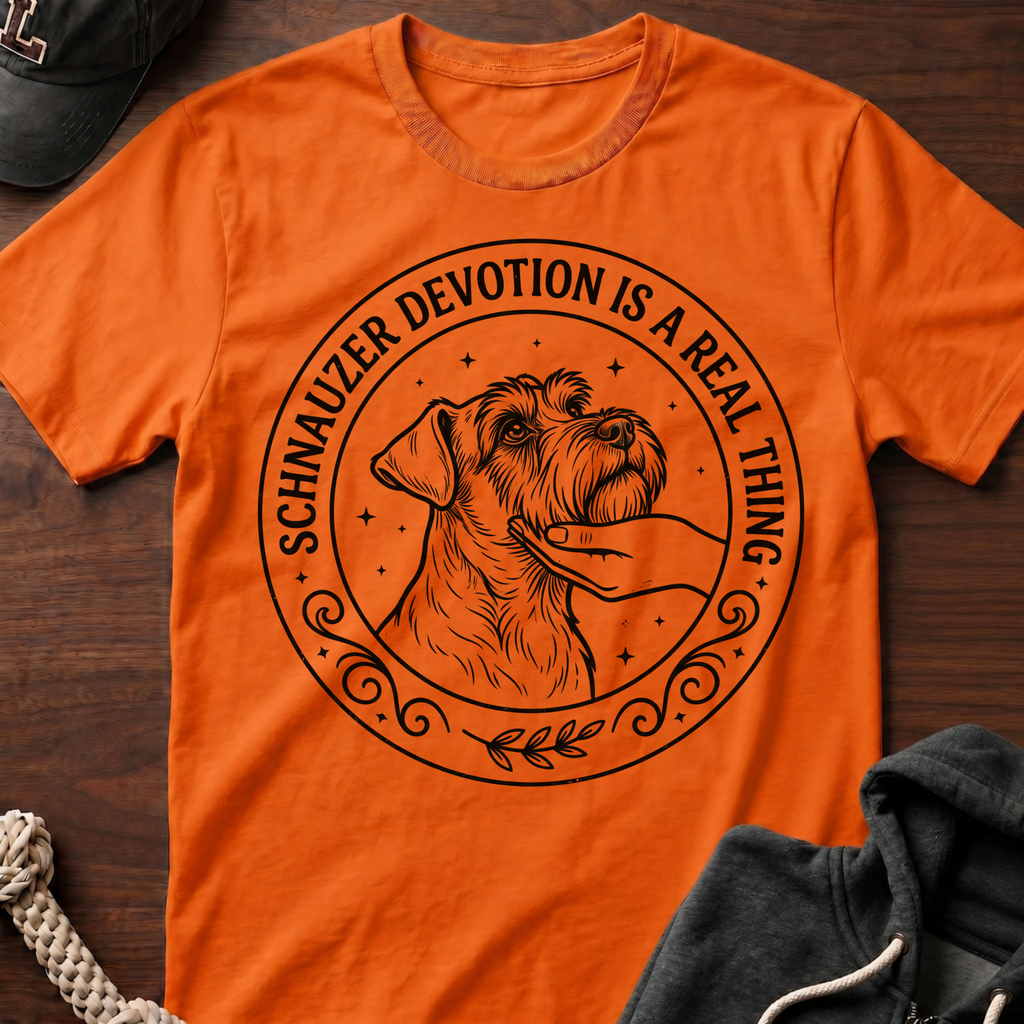 Schnauzer Devotion Is A Real Thing T-Shirt
