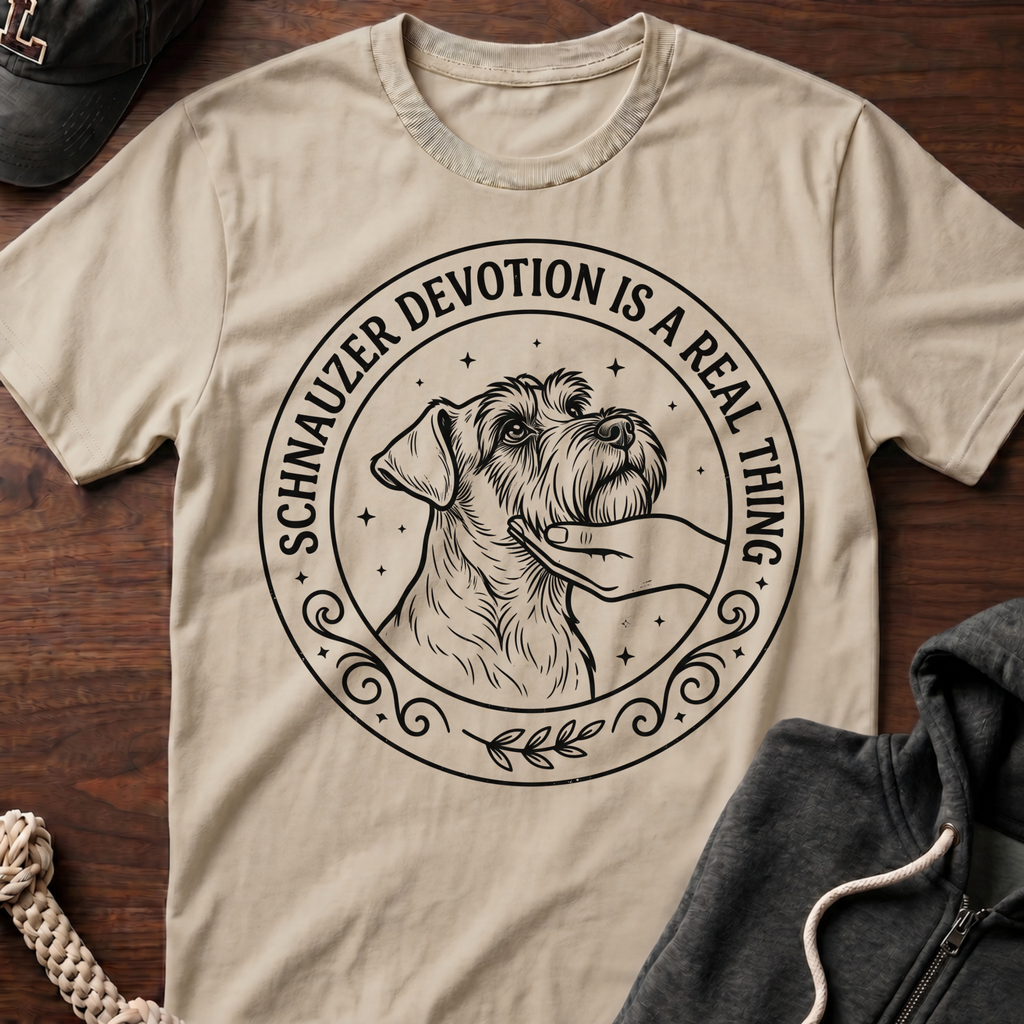 Schnauzer Devotion Is A Real Thing T-Shirt