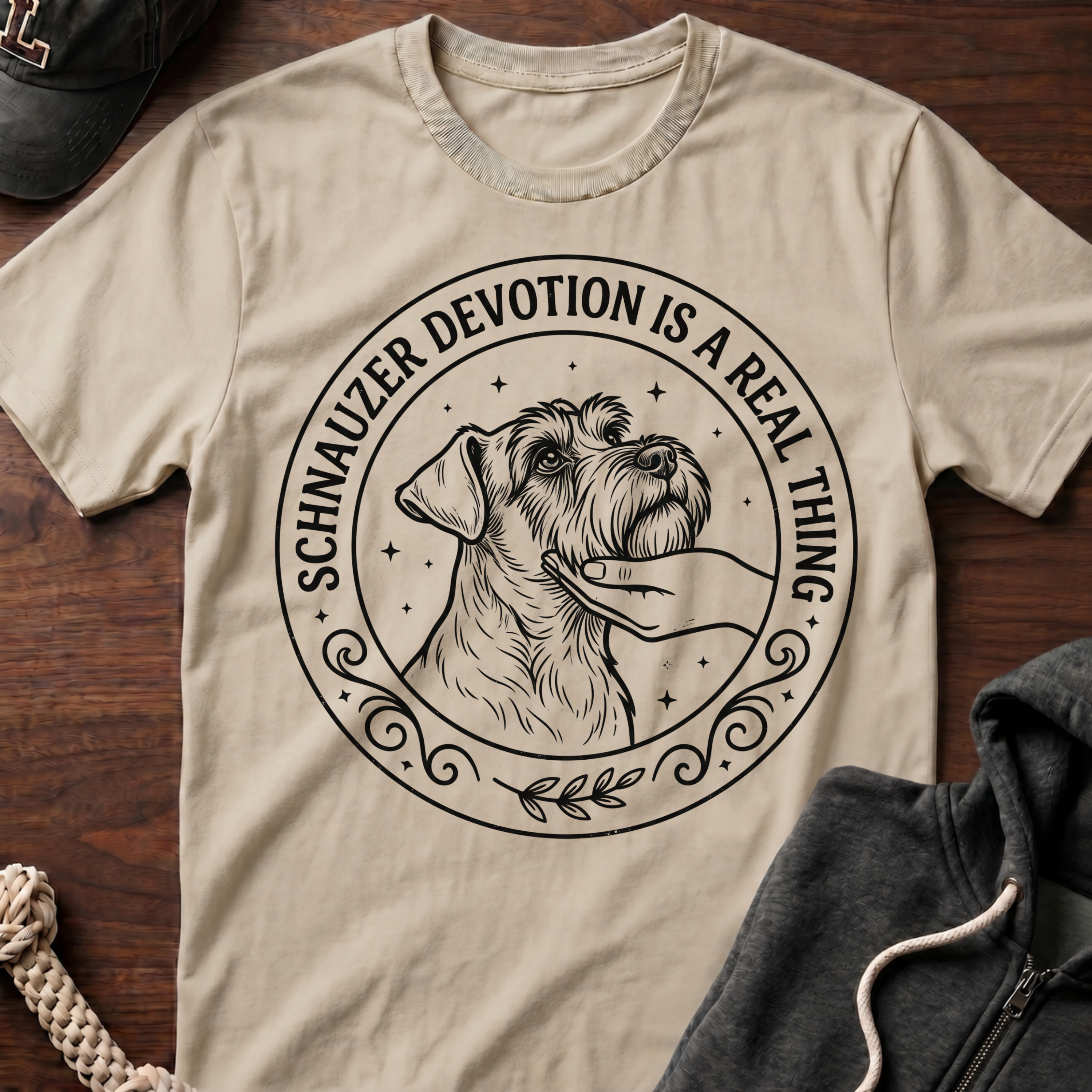 Schnauzer Devotion Is A Real Thing T-Shirt