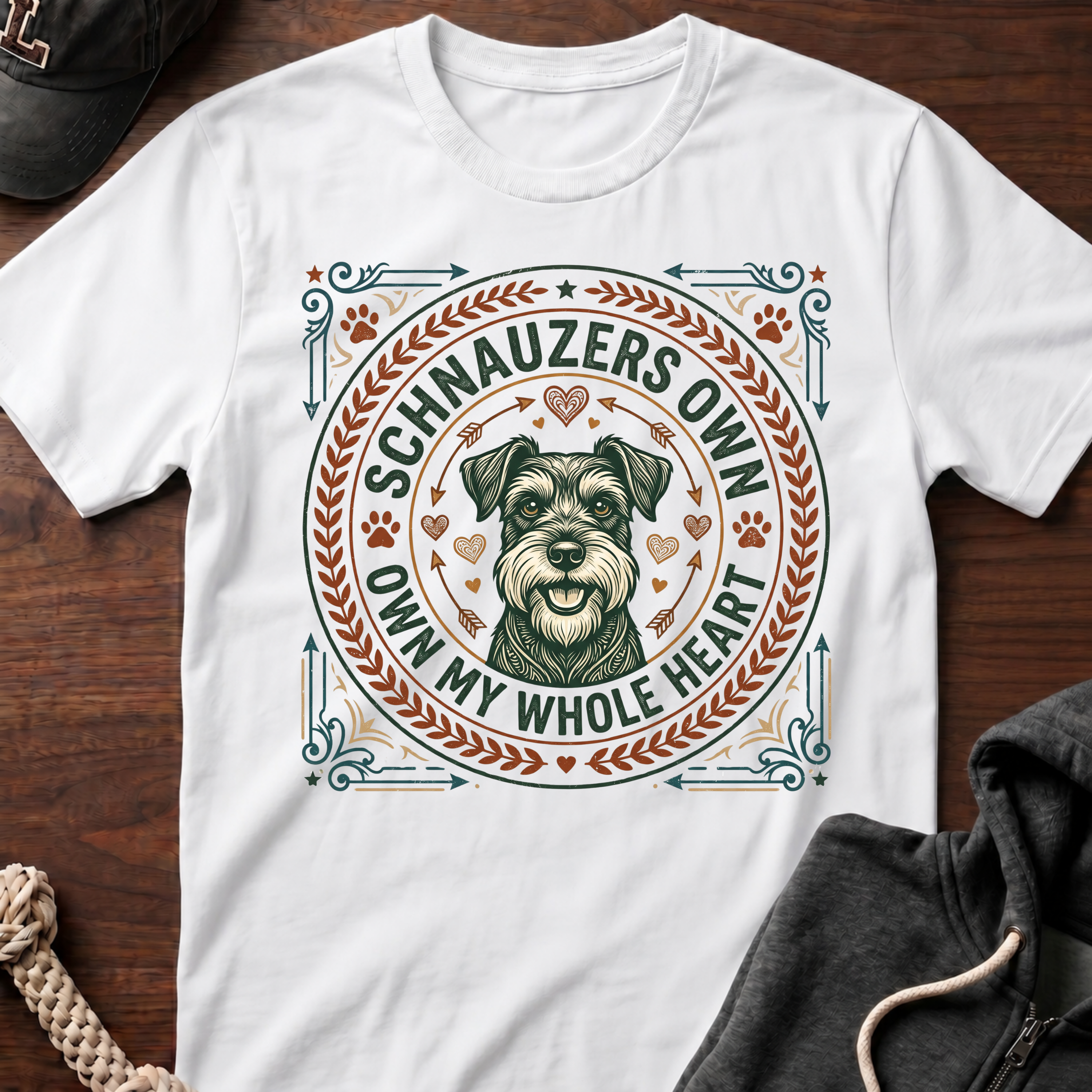 Schnauzers Own My Whole Heart T-Shirt