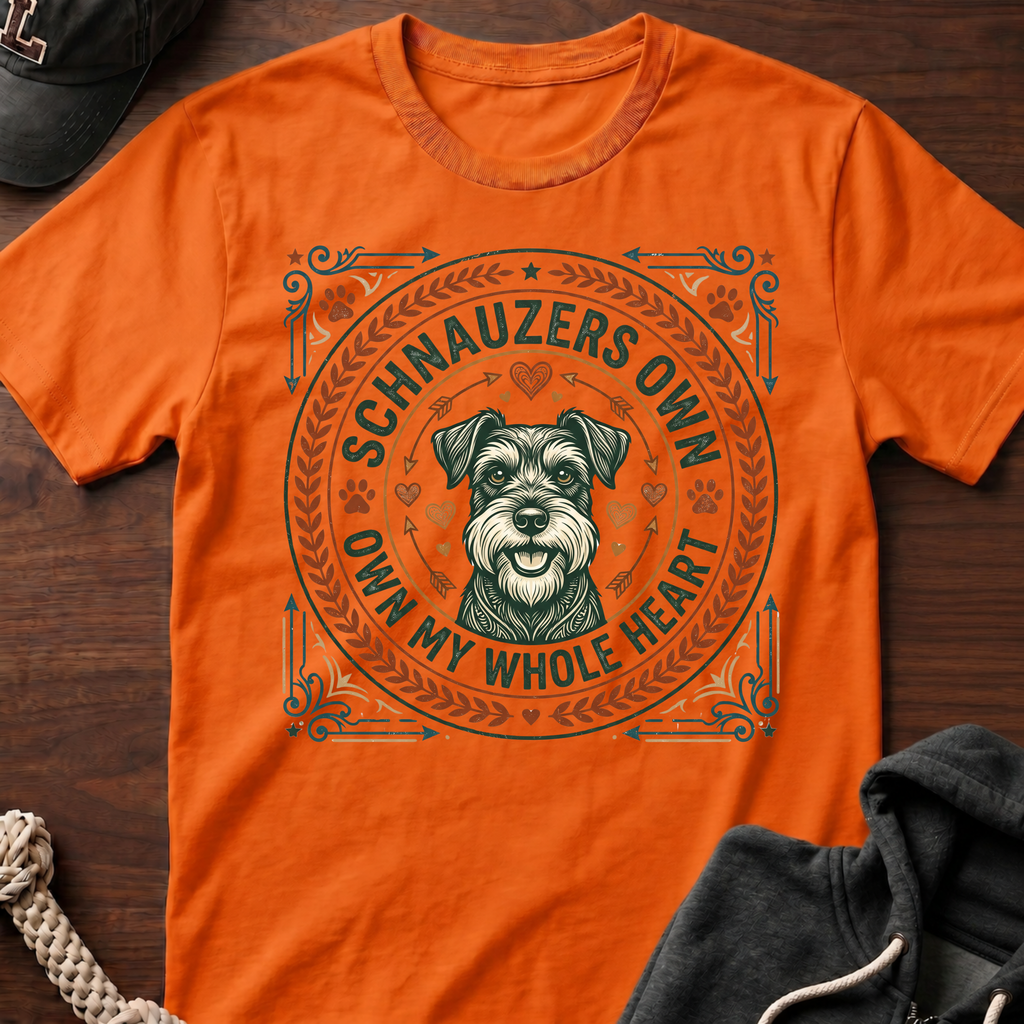 Schnauzers Own My Whole Heart T-Shirt