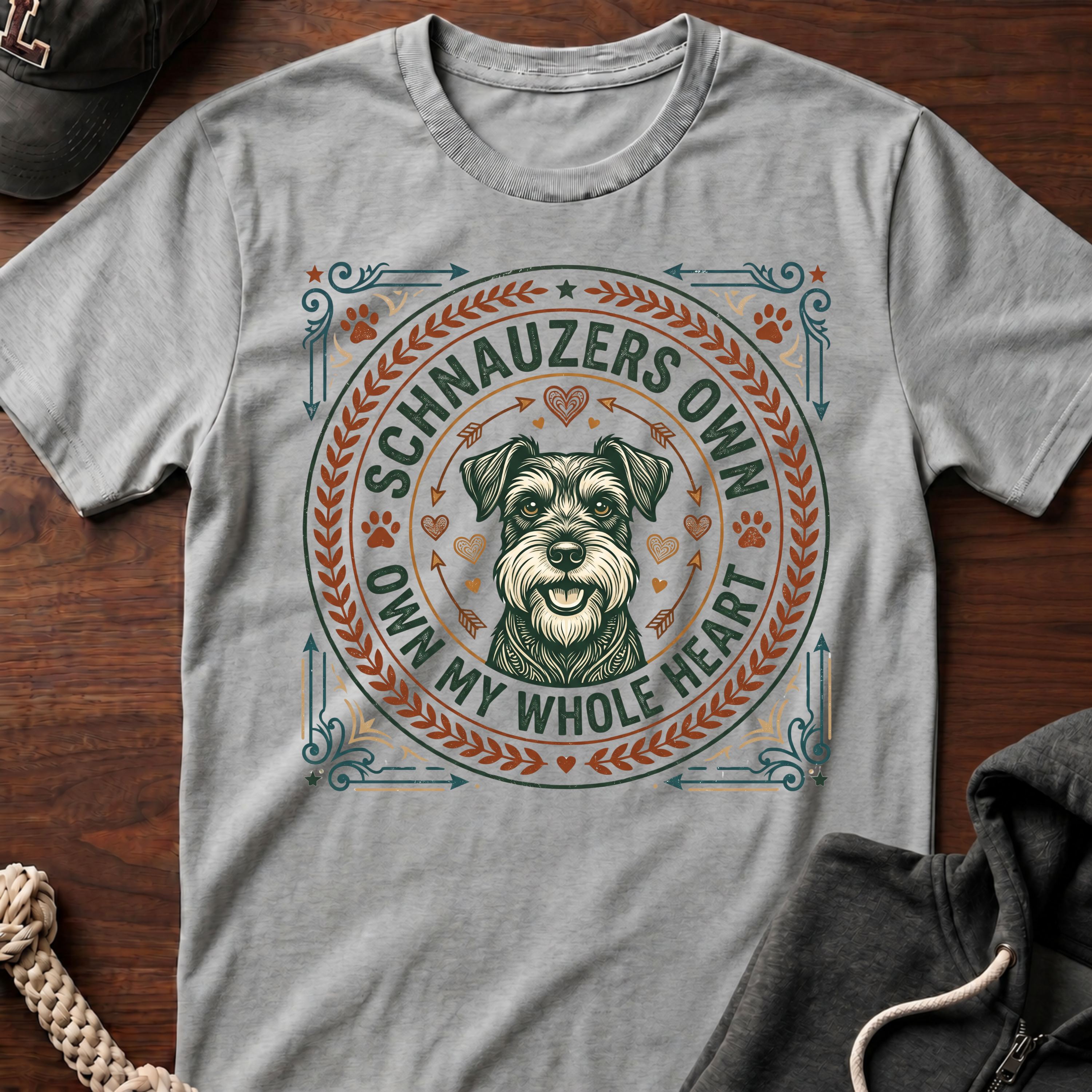 Schnauzers Own My Whole Heart T-Shirt