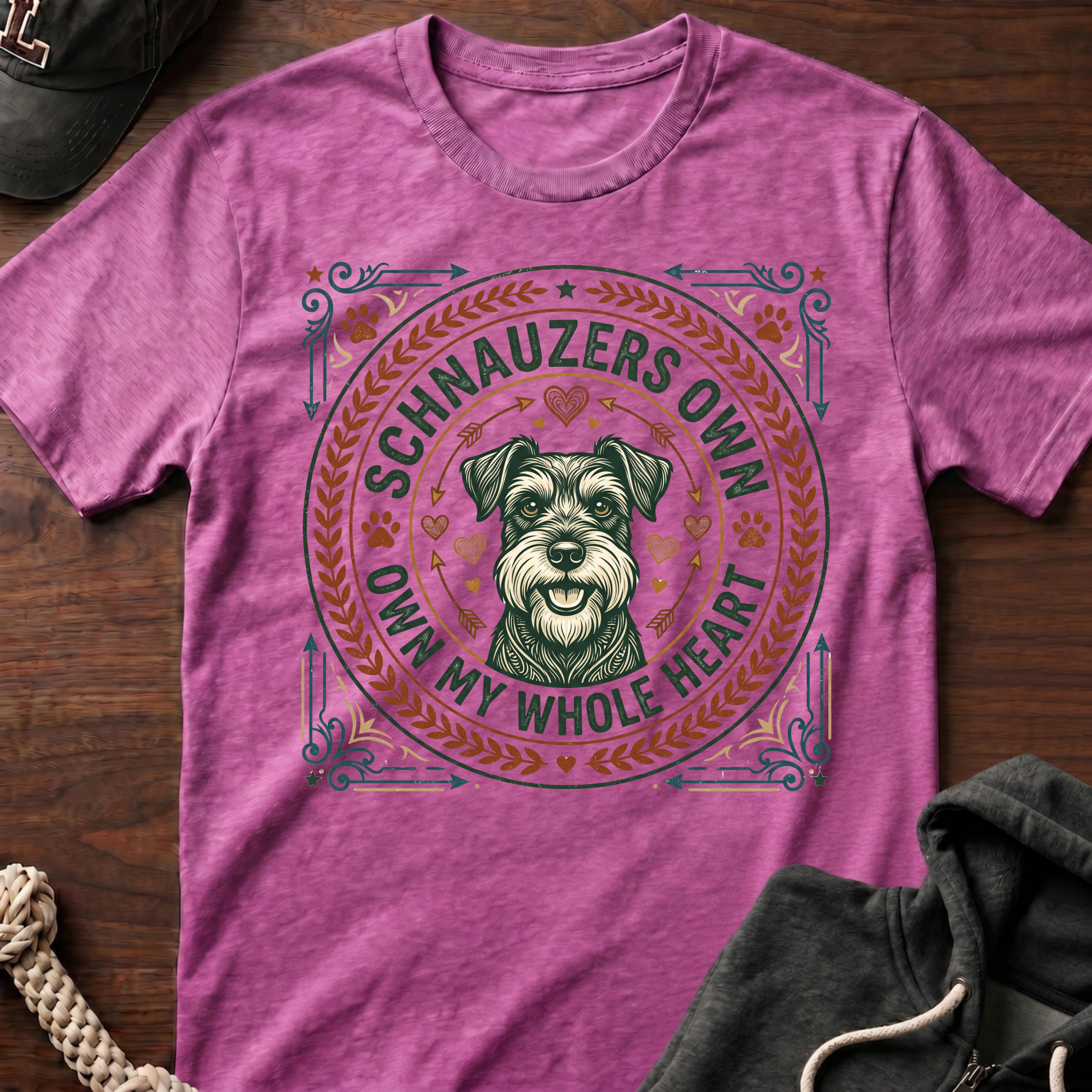 Schnauzers Own My Whole Heart T-Shirt