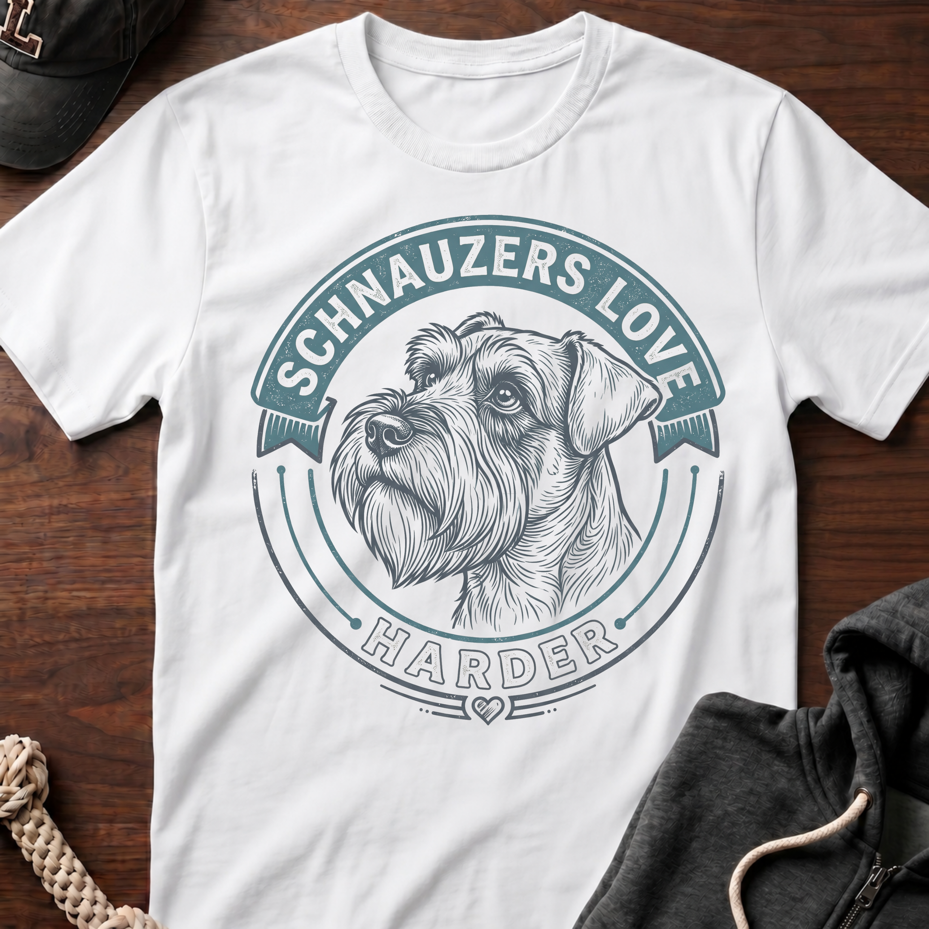 Schnauzers Love Harder T-Shirt