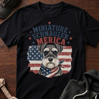 Patriotic Schnauzer T-Shirt