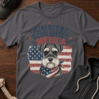 Patriotic Schnauzer T-Shirt