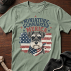 Patriotic Schnauzer T-Shirt