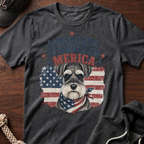 Patriotic Schnauzer T-Shirt