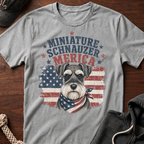 Patriotic Schnauzer T-Shirt