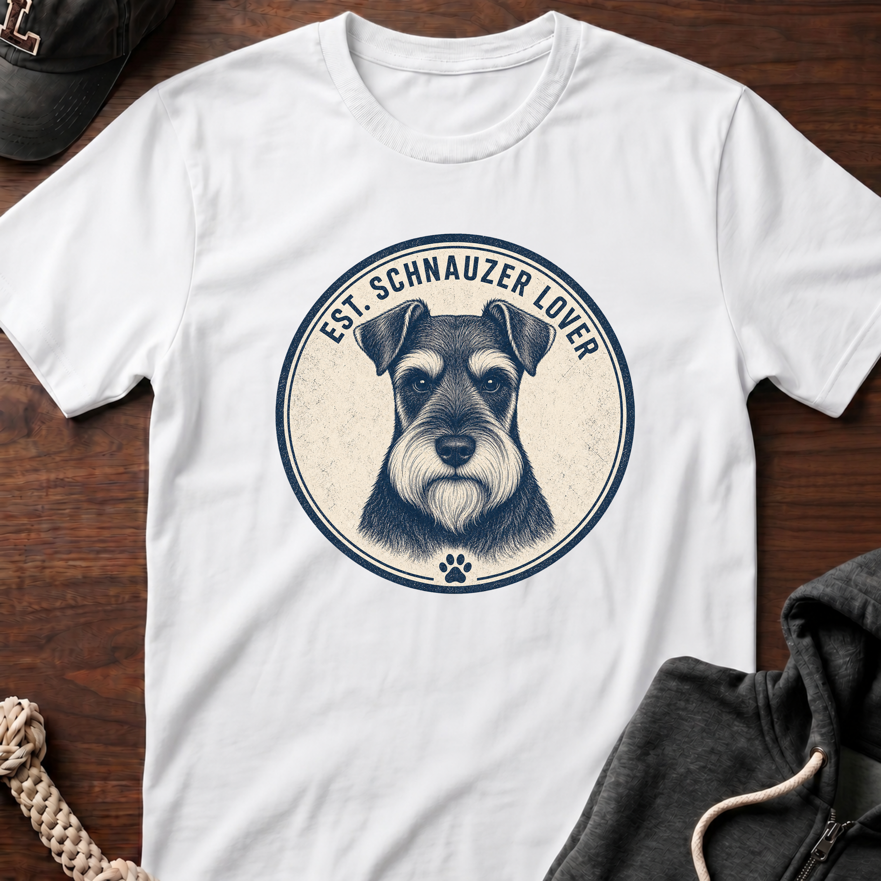 Schnauzer Badge T-Shirt