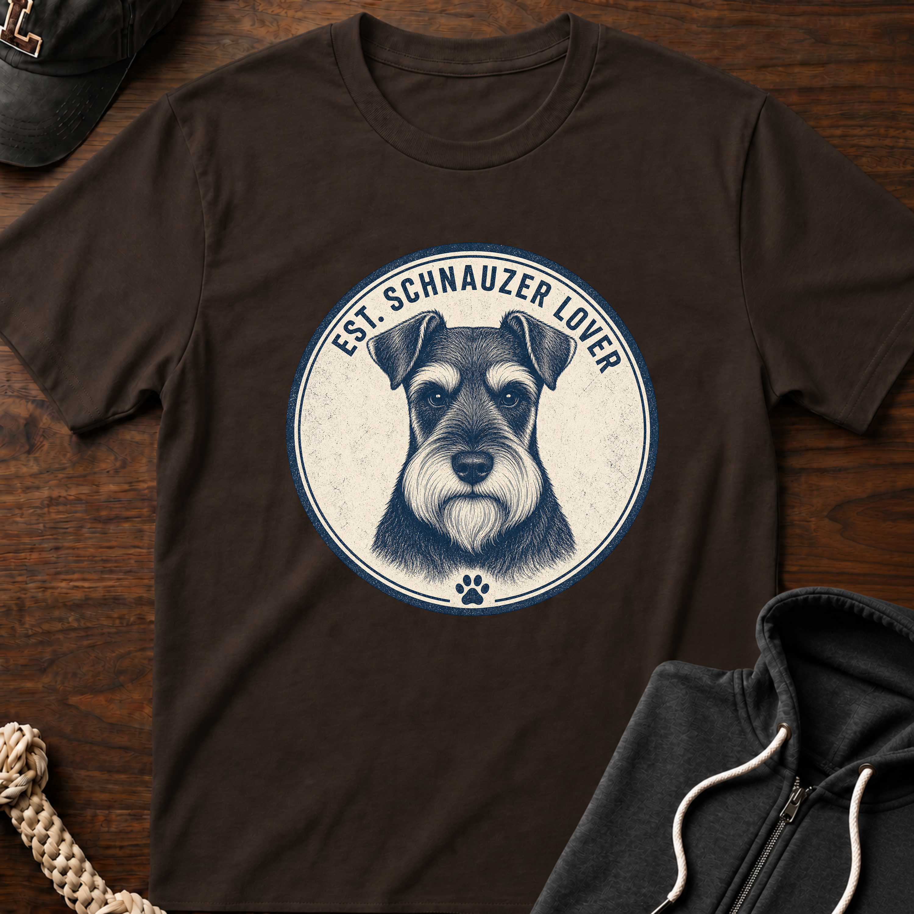 Schnauzer Badge T-Shirt