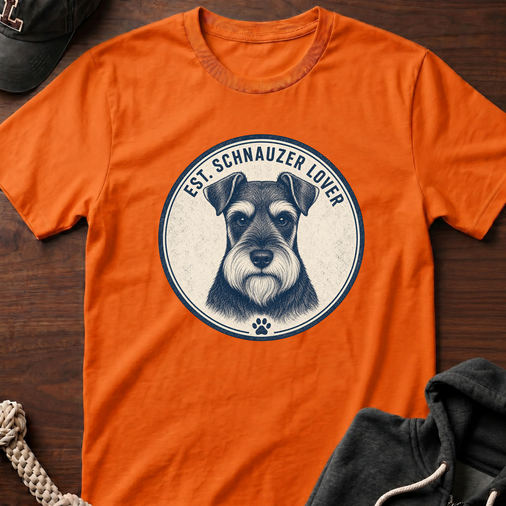Schnauzer Badge T-Shirt