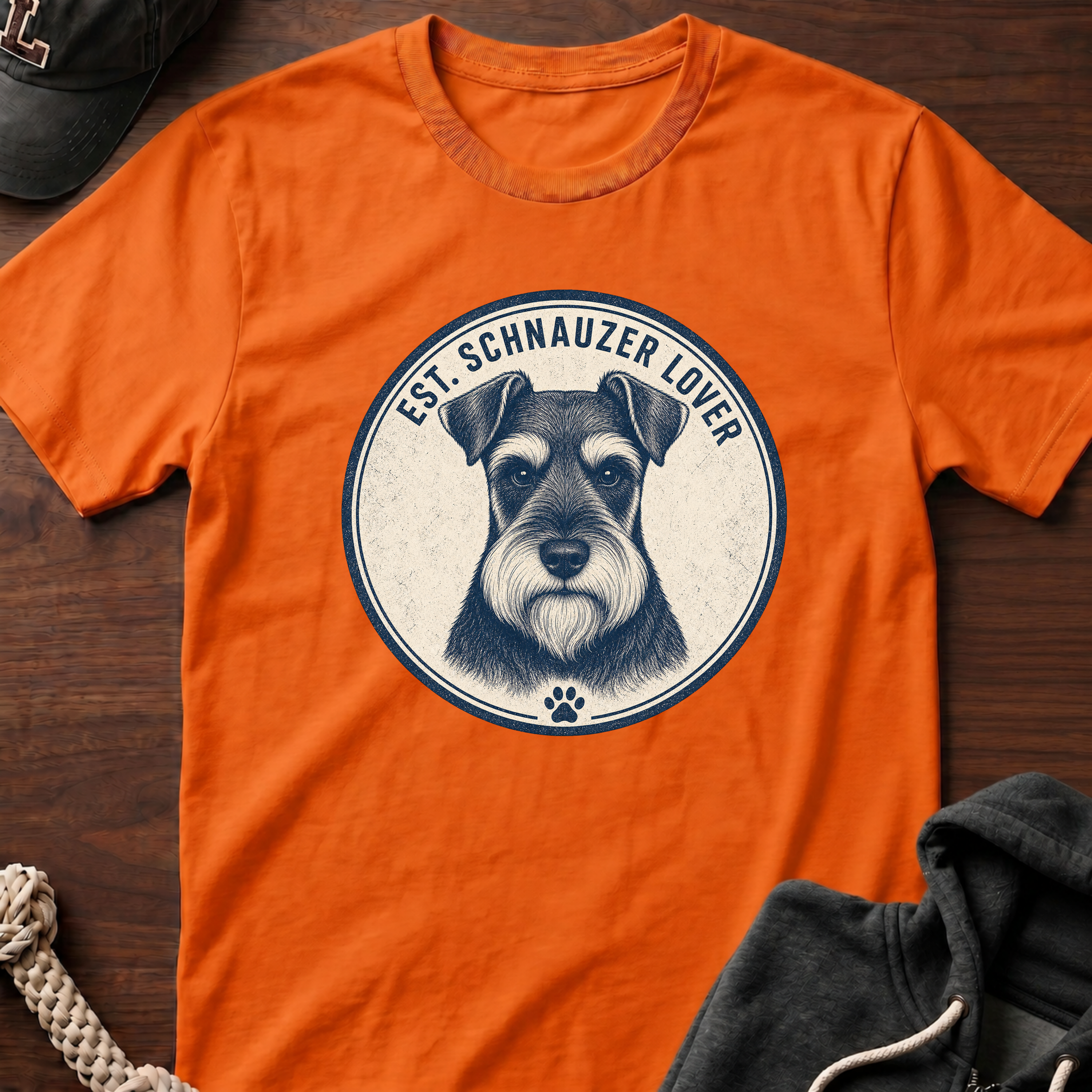Schnauzer Badge T-Shirt
