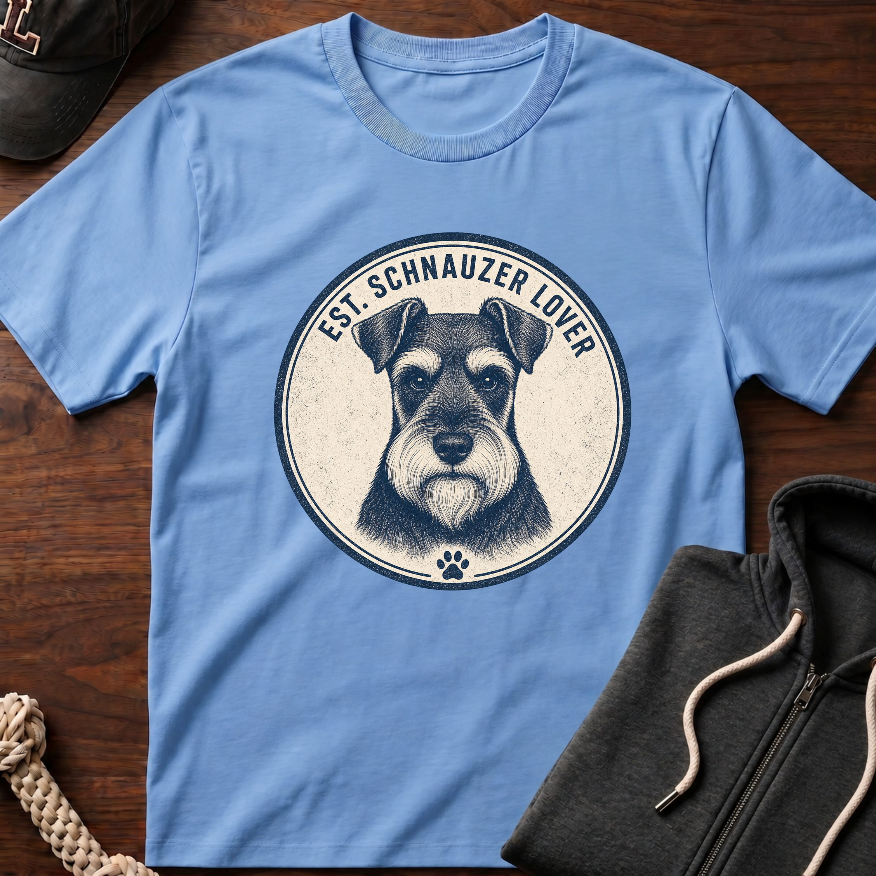 Schnauzer Badge T-Shirt
