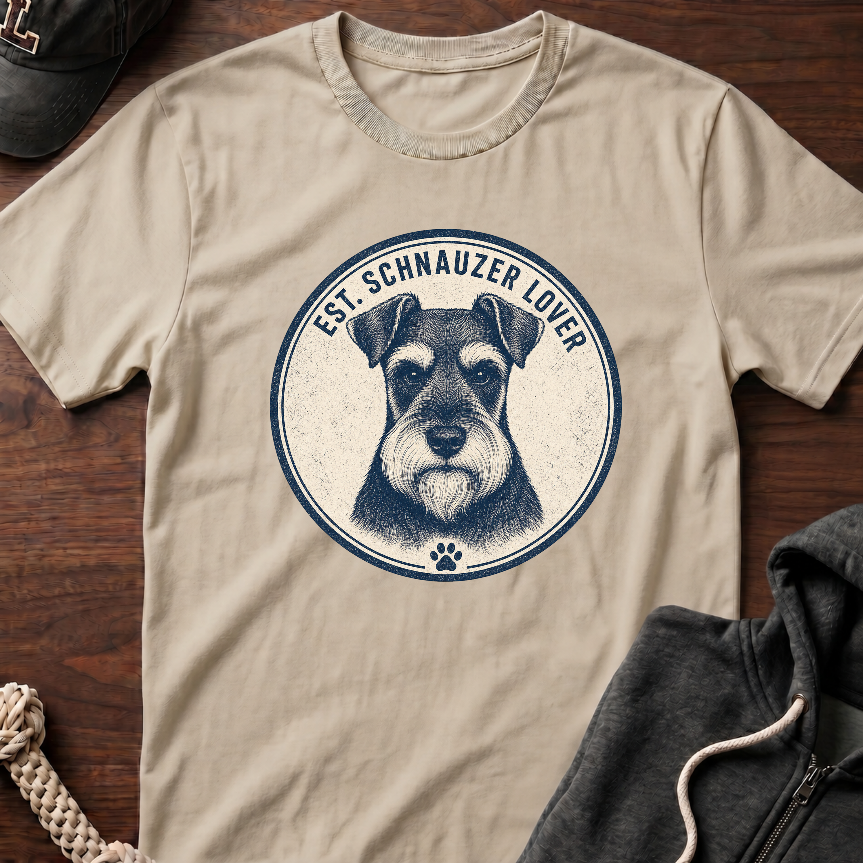Schnauzer Badge T-Shirt