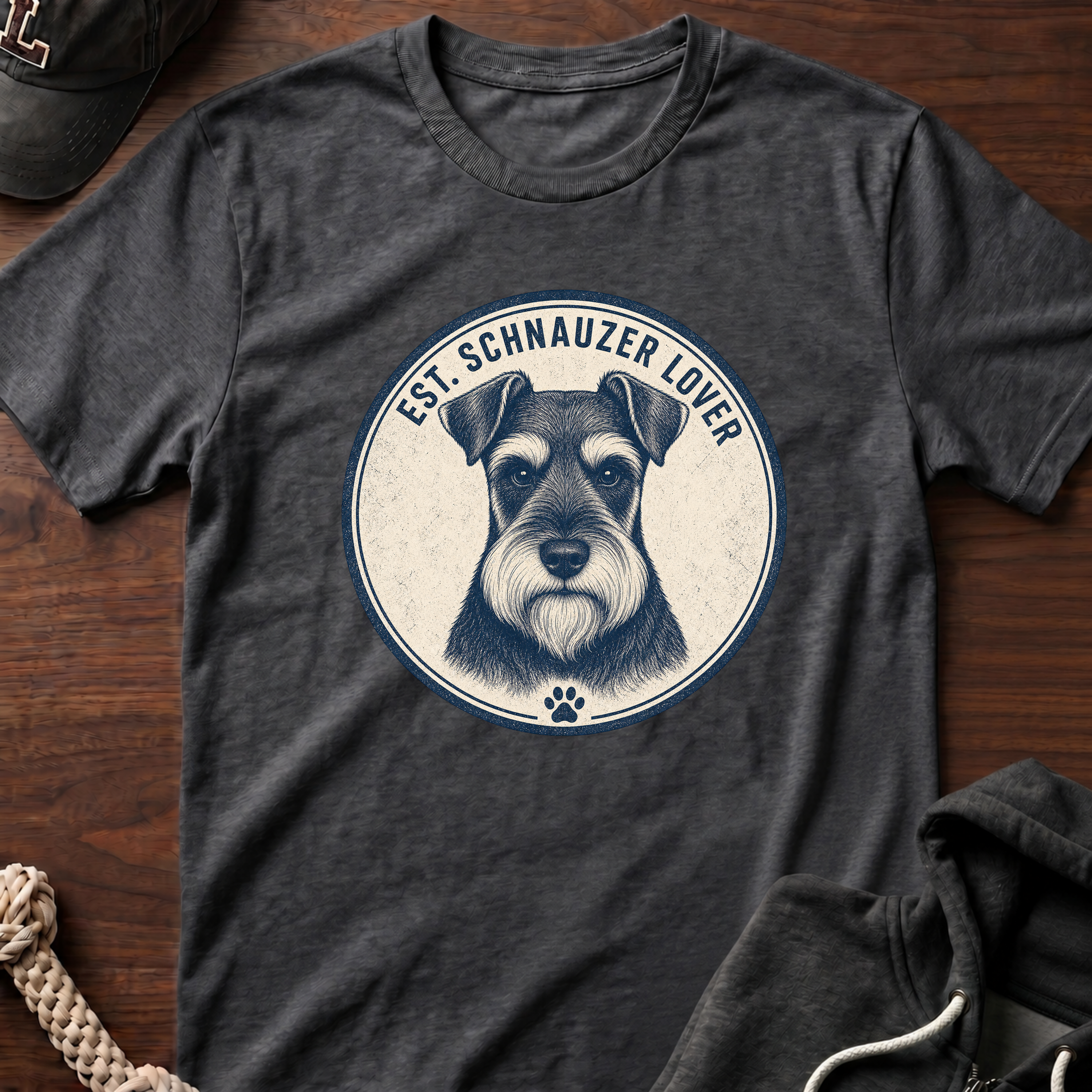 Schnauzer Badge T-Shirt