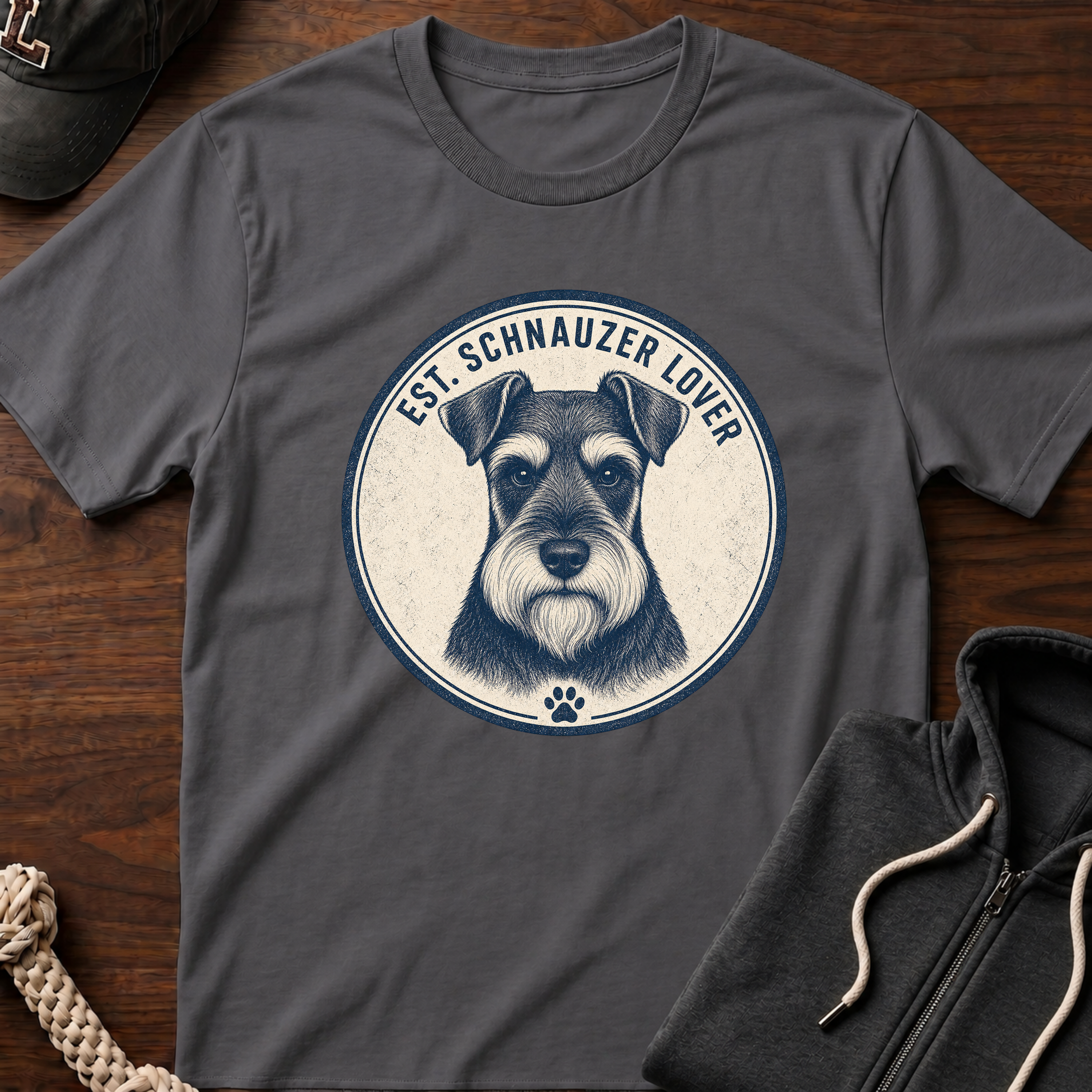 Schnauzer Badge T-Shirt