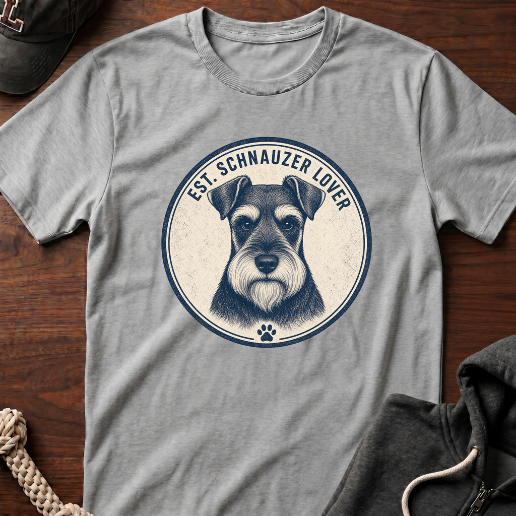 Schnauzer Badge T-Shirt
