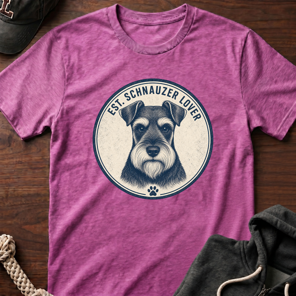 Schnauzer Badge T-Shirt
