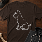 Minimalist Chest Logo_White T-Shirt