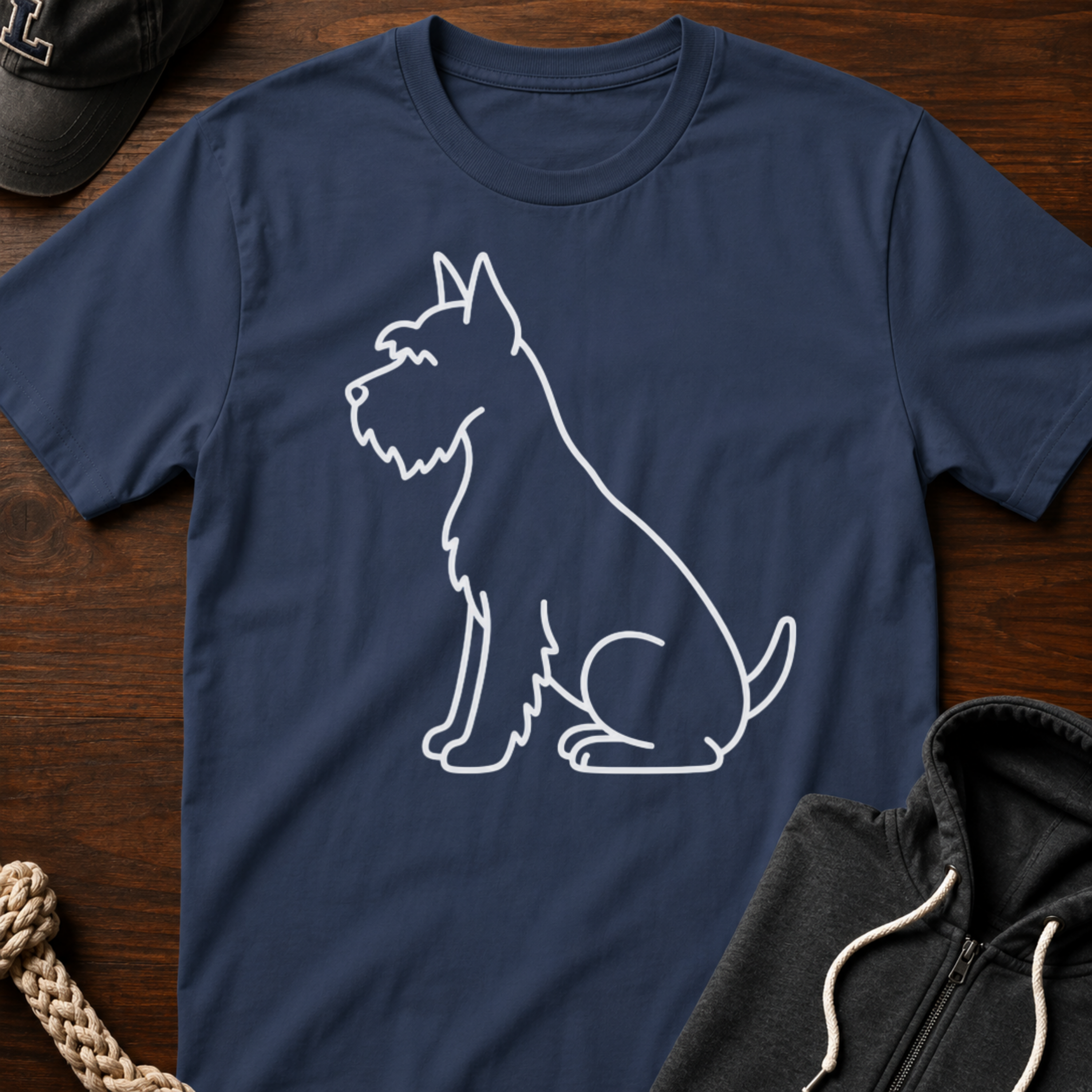 Minimalist Chest Logo_White T-Shirt