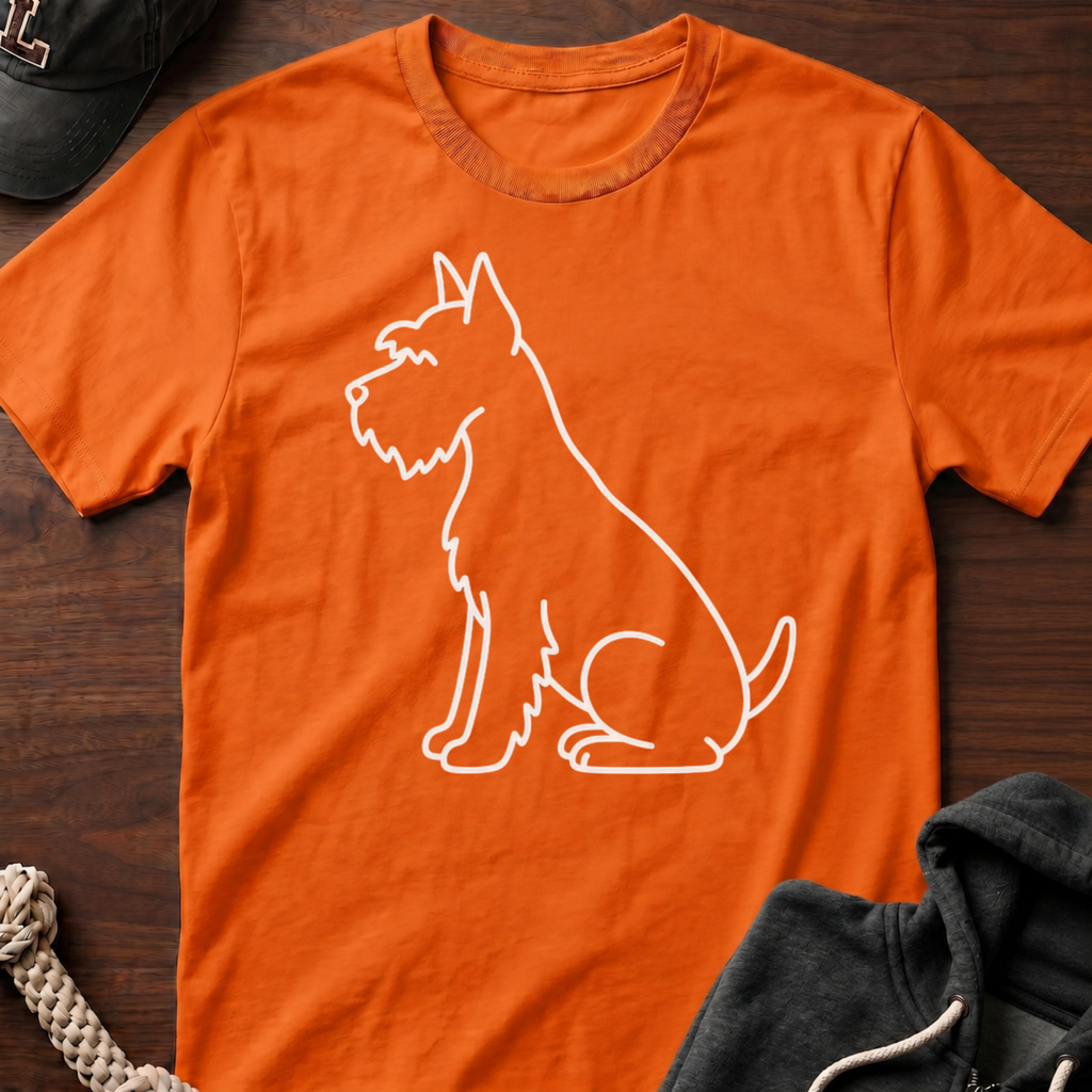 Minimalist Chest Logo_White T-Shirt