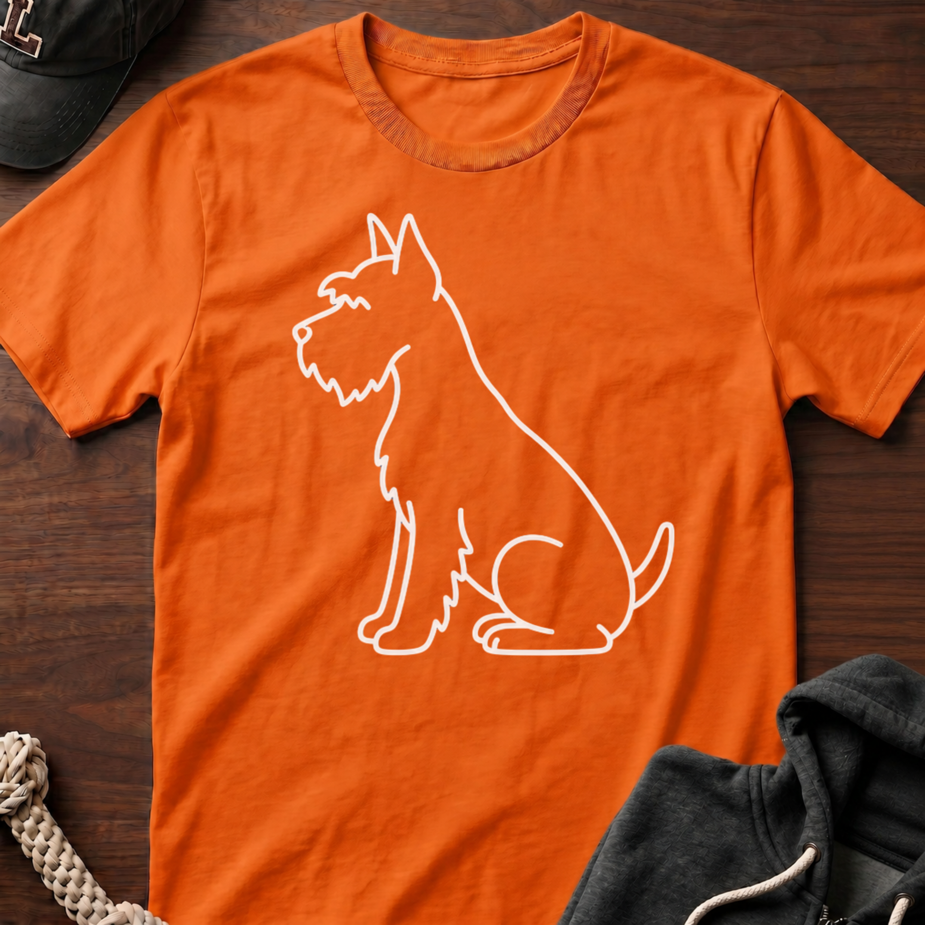 Minimalist Chest Logo_White T-Shirt