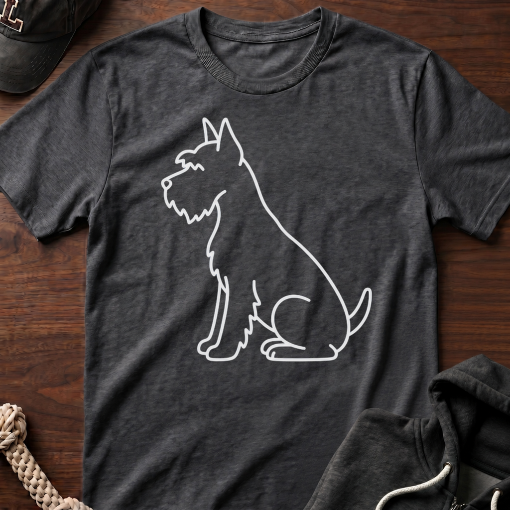 Minimalist Chest Logo_White T-Shirt