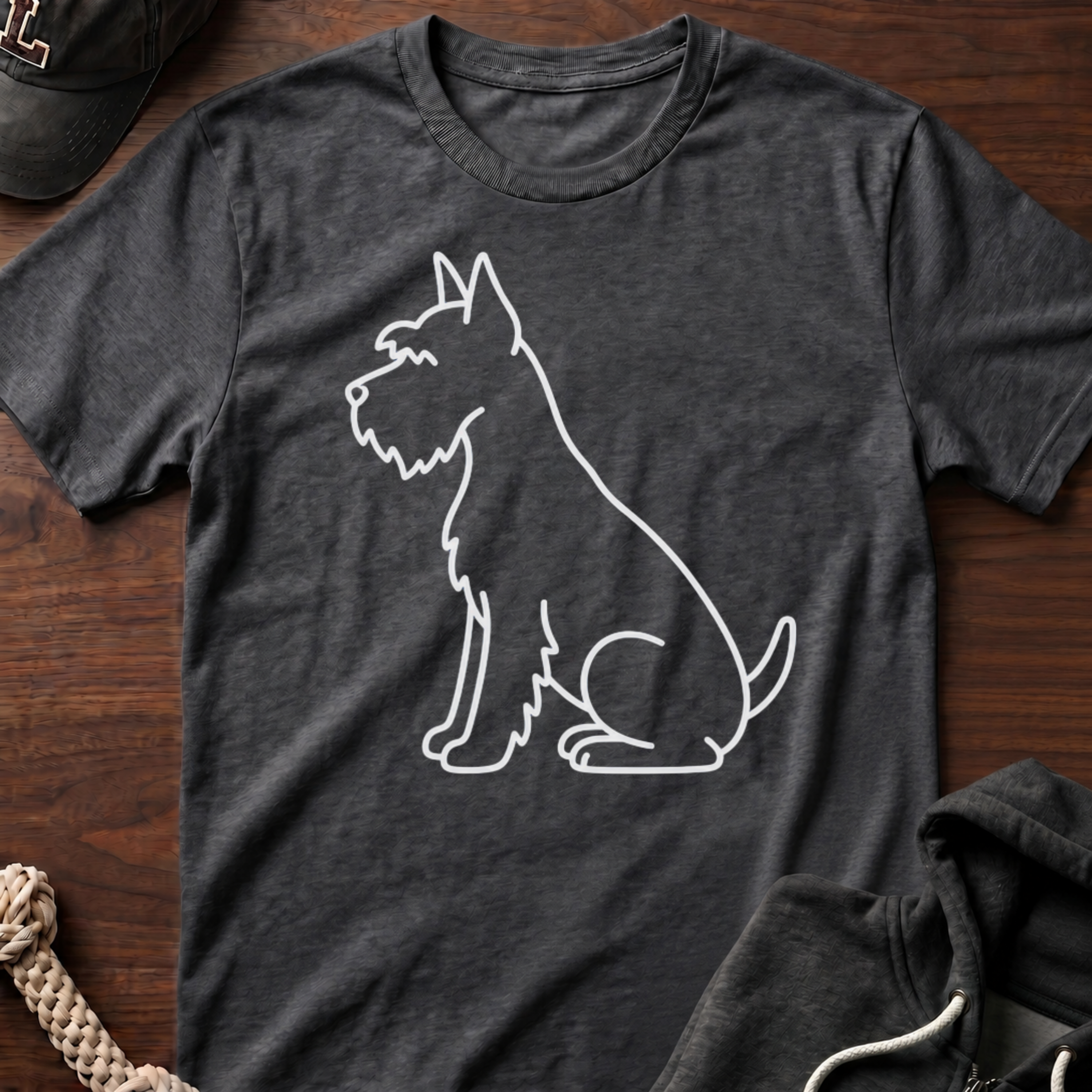 Minimalist Chest Logo_White T-Shirt