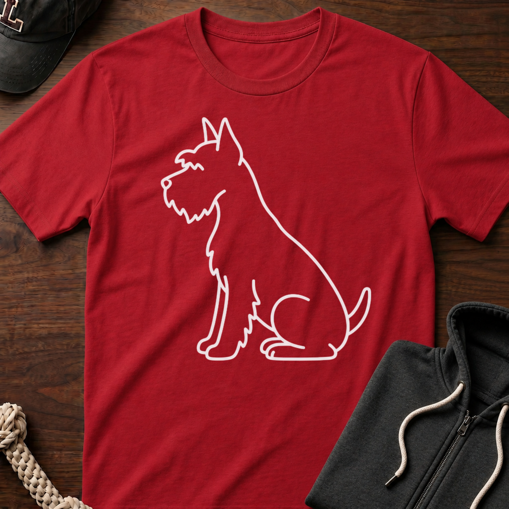 Minimalist Chest Logo_White T-Shirt