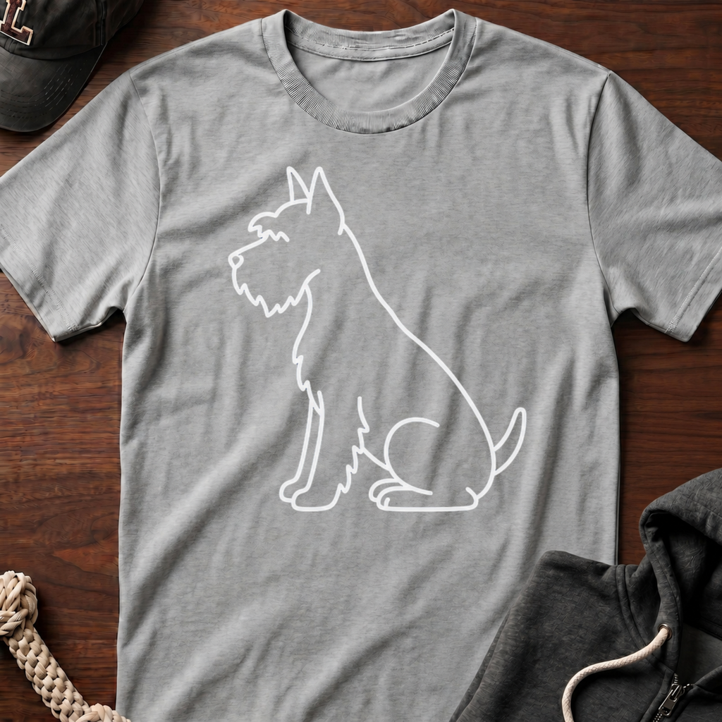 Minimalist Chest Logo_White T-Shirt