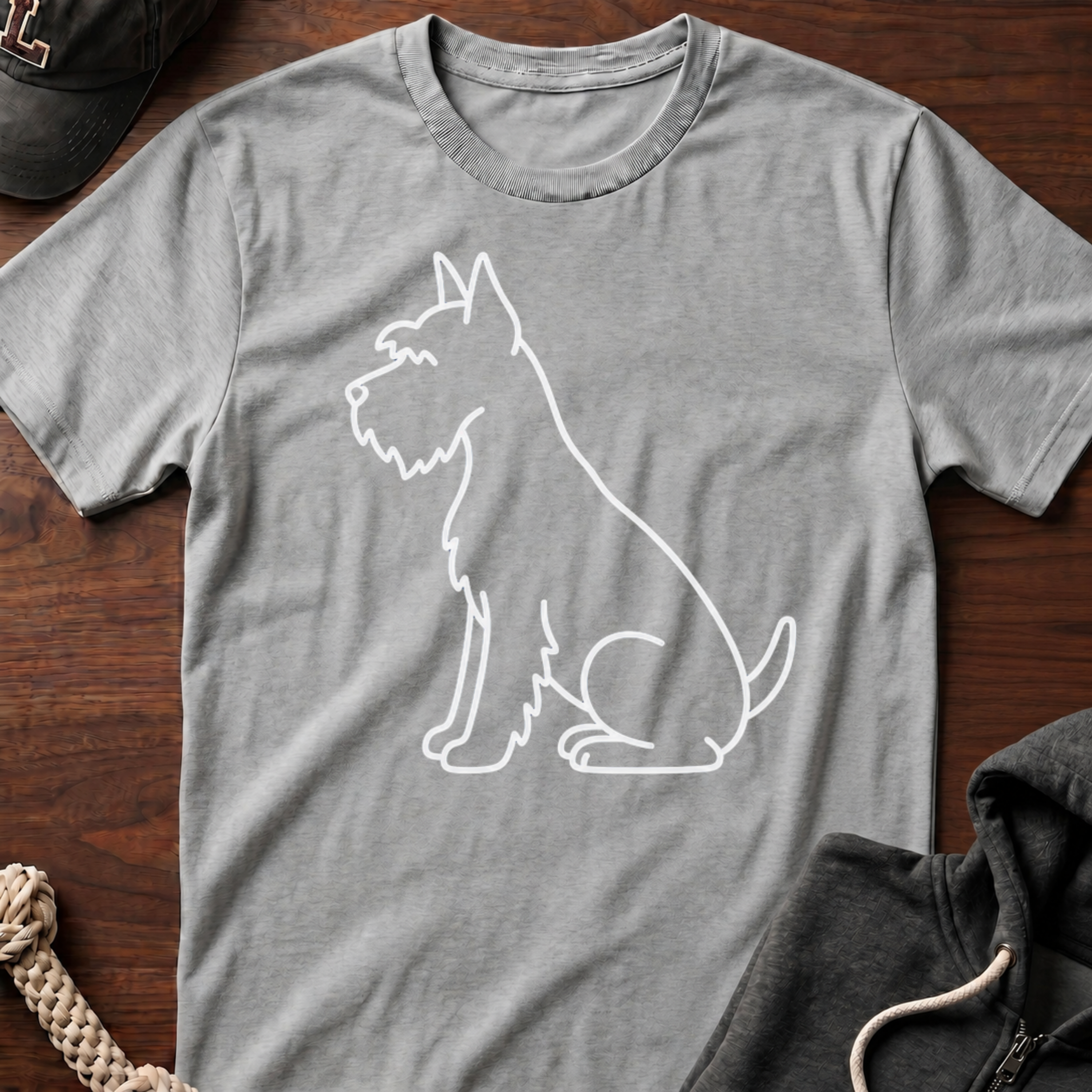 Minimalist Chest Logo_White T-Shirt