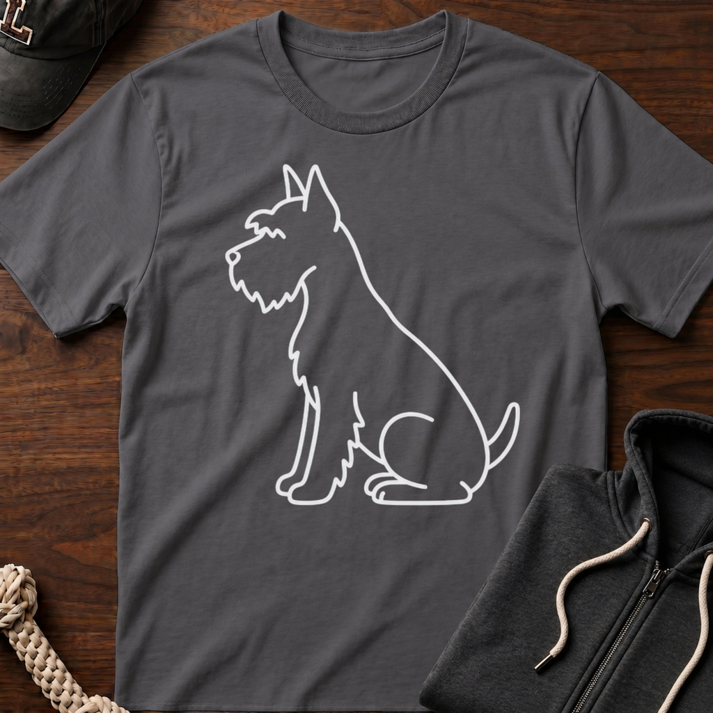 Minimalist Chest Logo_White T-Shirt