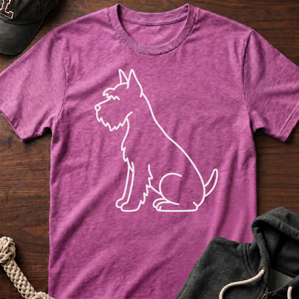 Minimalist Chest Logo_White T-Shirt